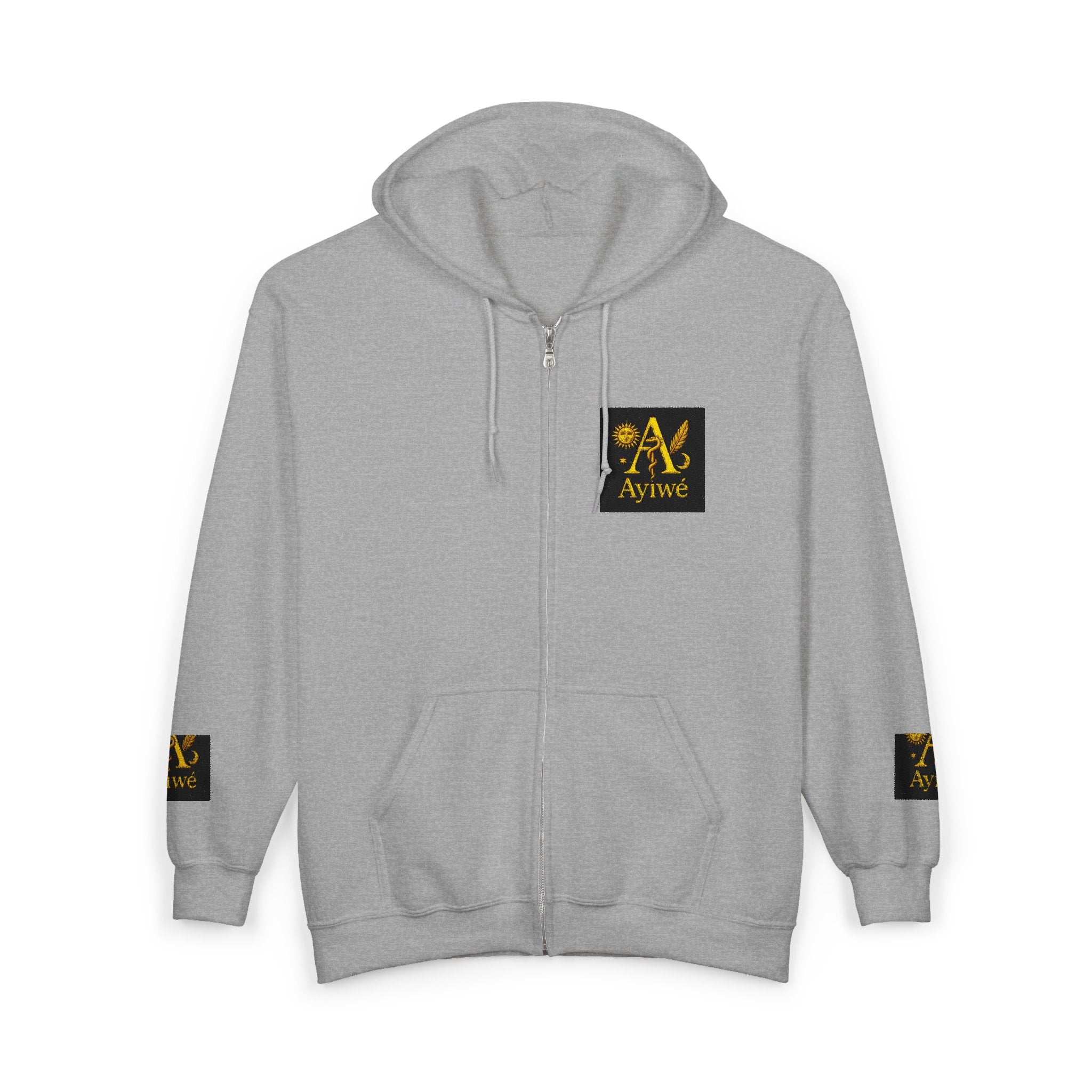 AyiWé-Pure1 Unisex Heavy Blend™ Full Zip Hooded Sweatshirt