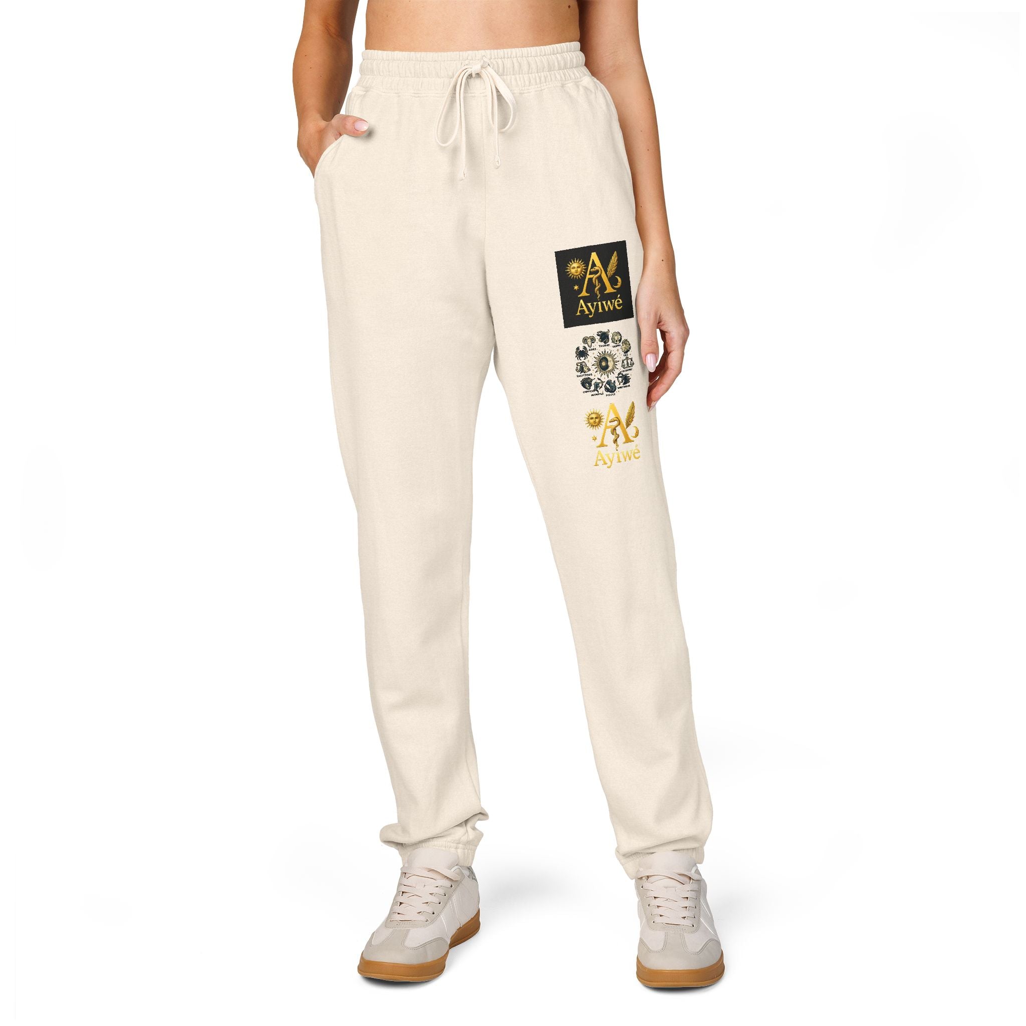 Fresh3-AyiWé Unisex Garment-Dyed Fleece Sweatpants