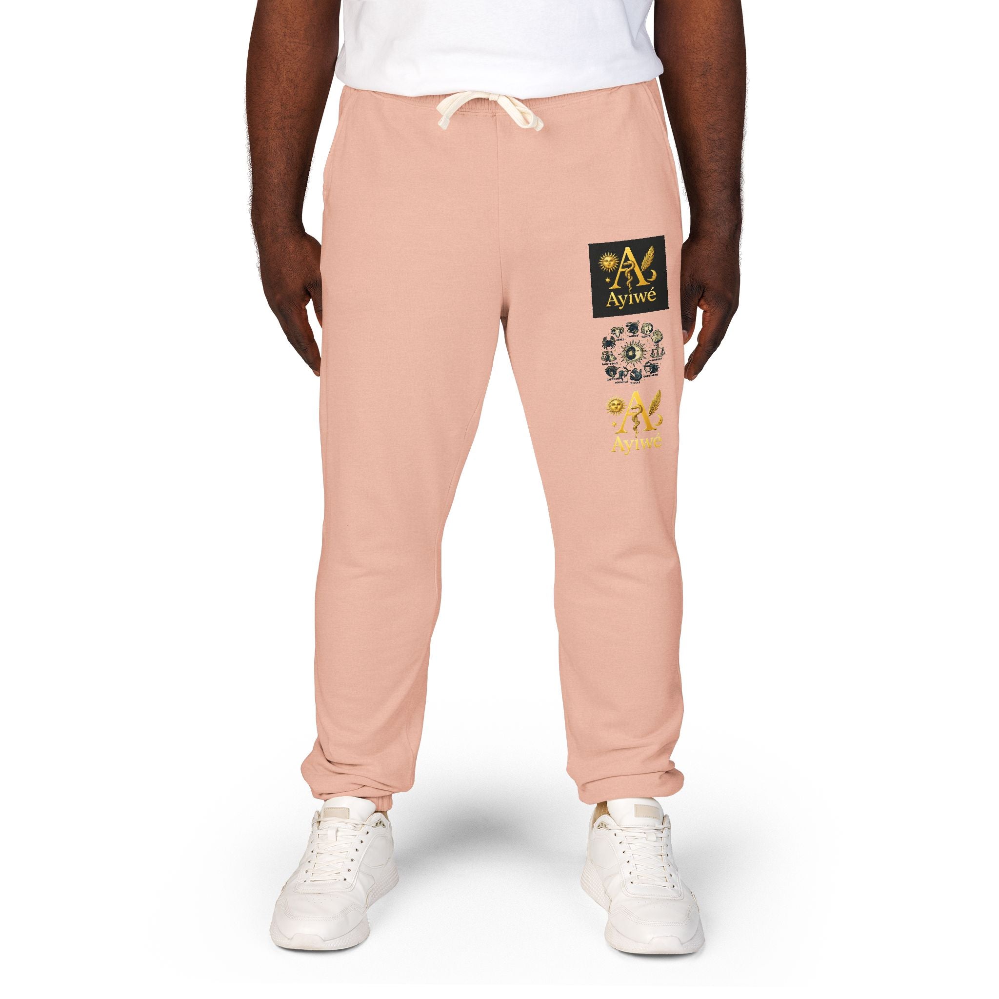 Fresh3-AyiWé Unisex Garment-Dyed Fleece Sweatpants