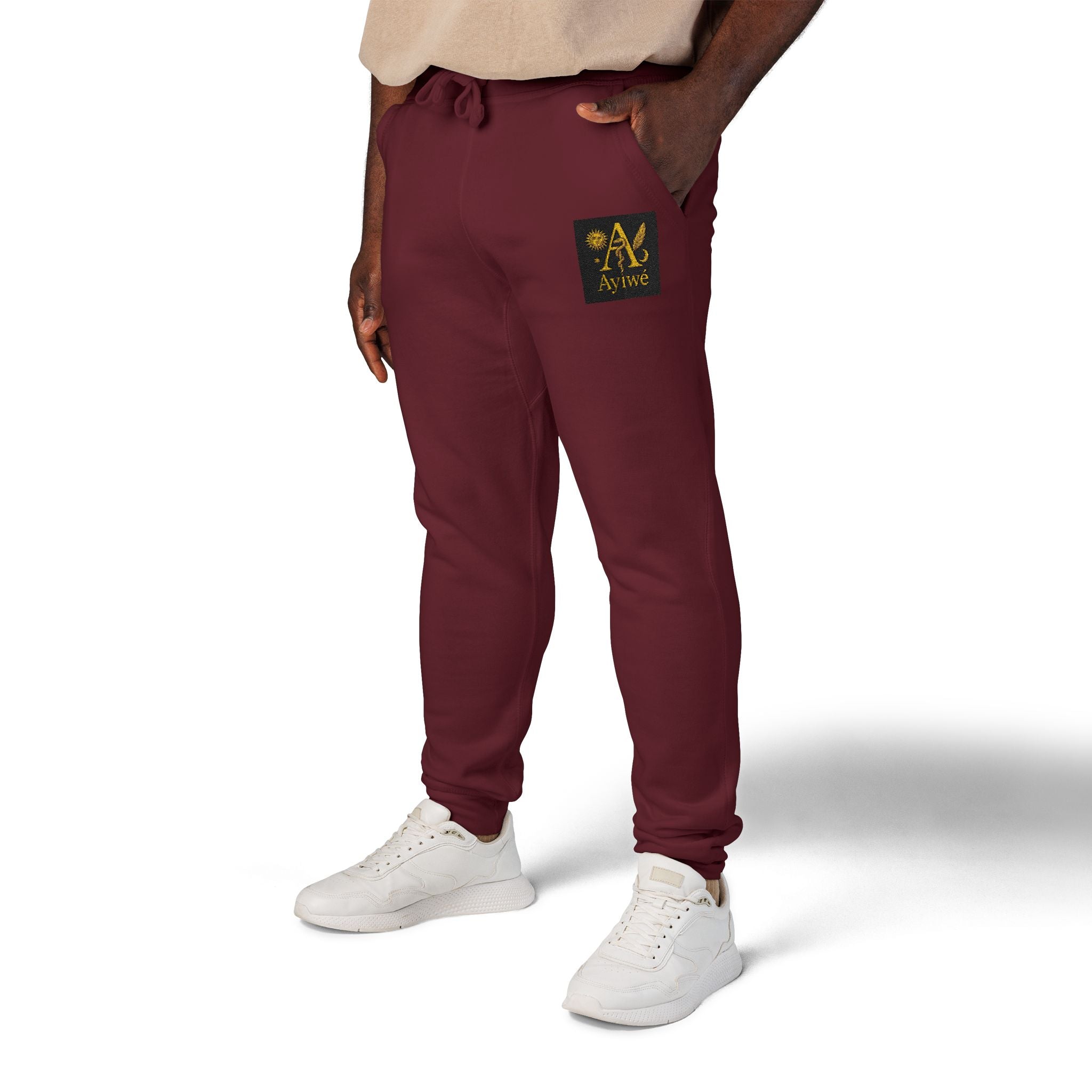 B-One AyiWé Unisex Fleece Sweatpants (Embroidery)