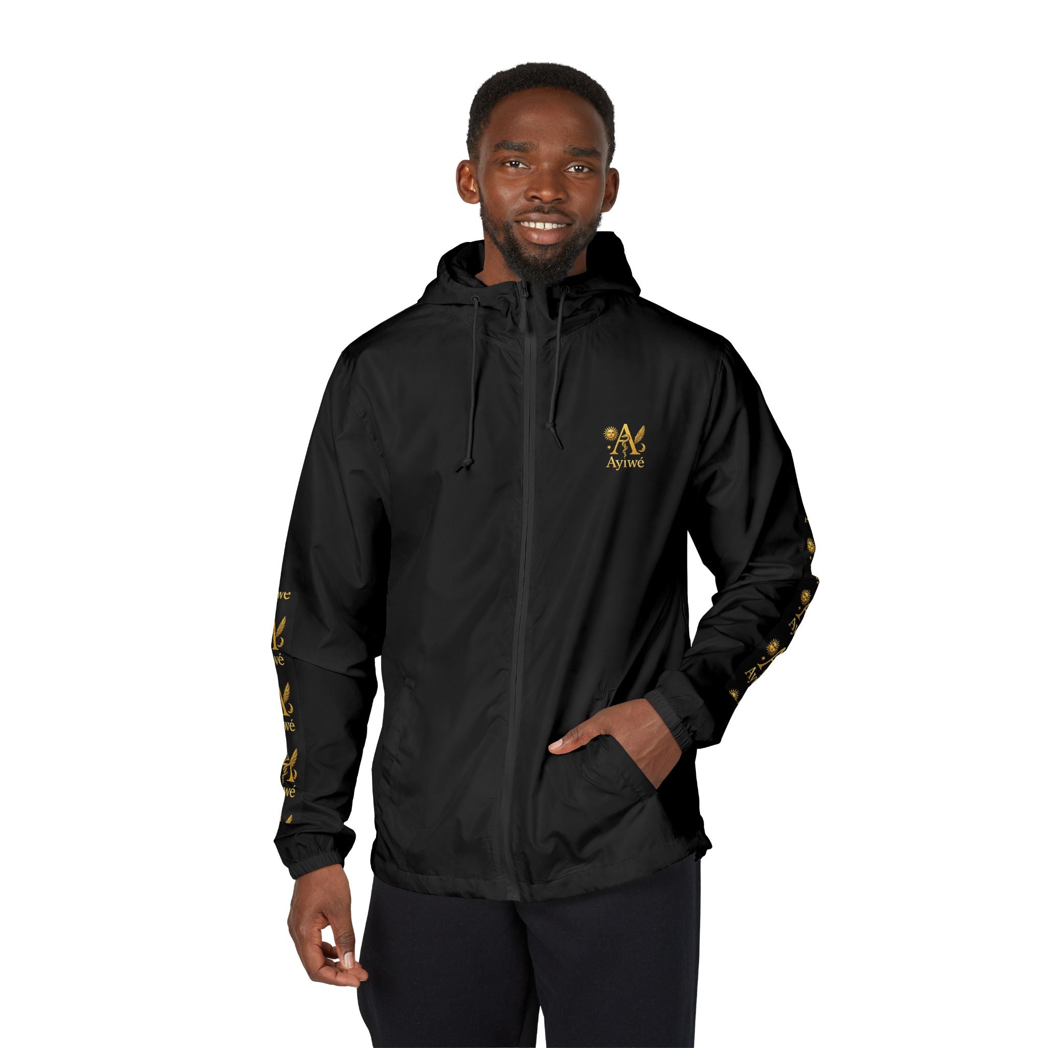 DA1- AyiWé Unisex Full-Zip Windbreaker Jacket