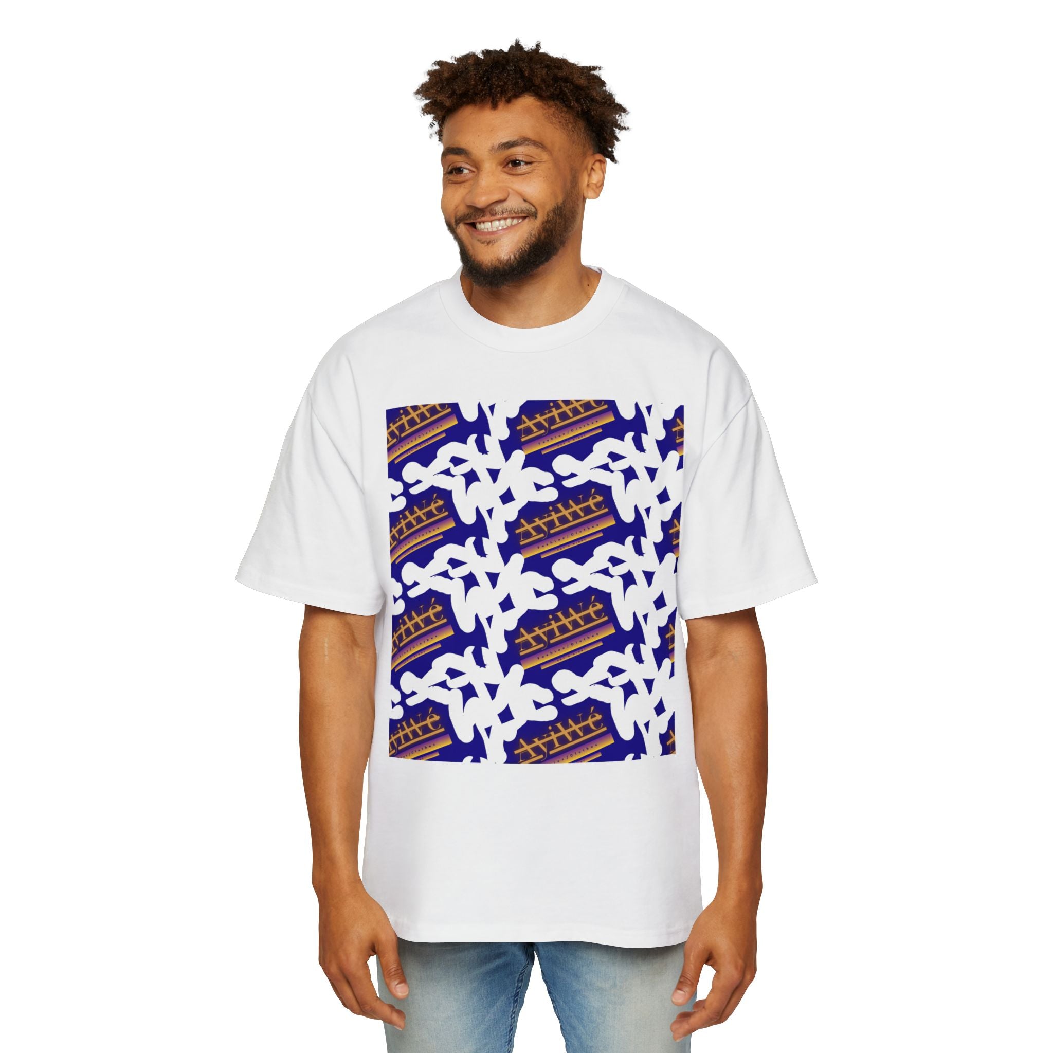 AyiWe06 Men's Heavy Oversized Tee