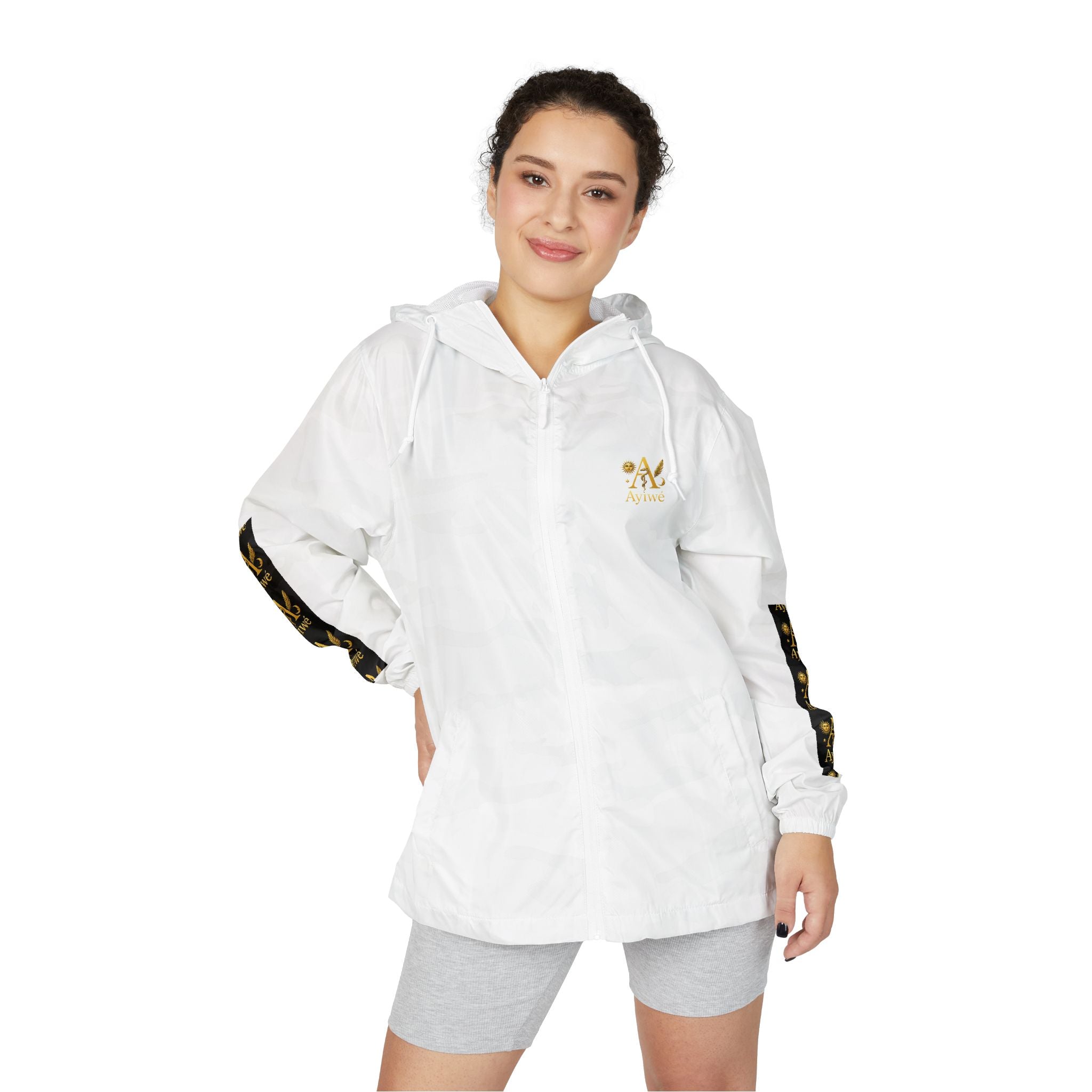 DA1- AyiWé Unisex Full-Zip Windbreaker Jacket