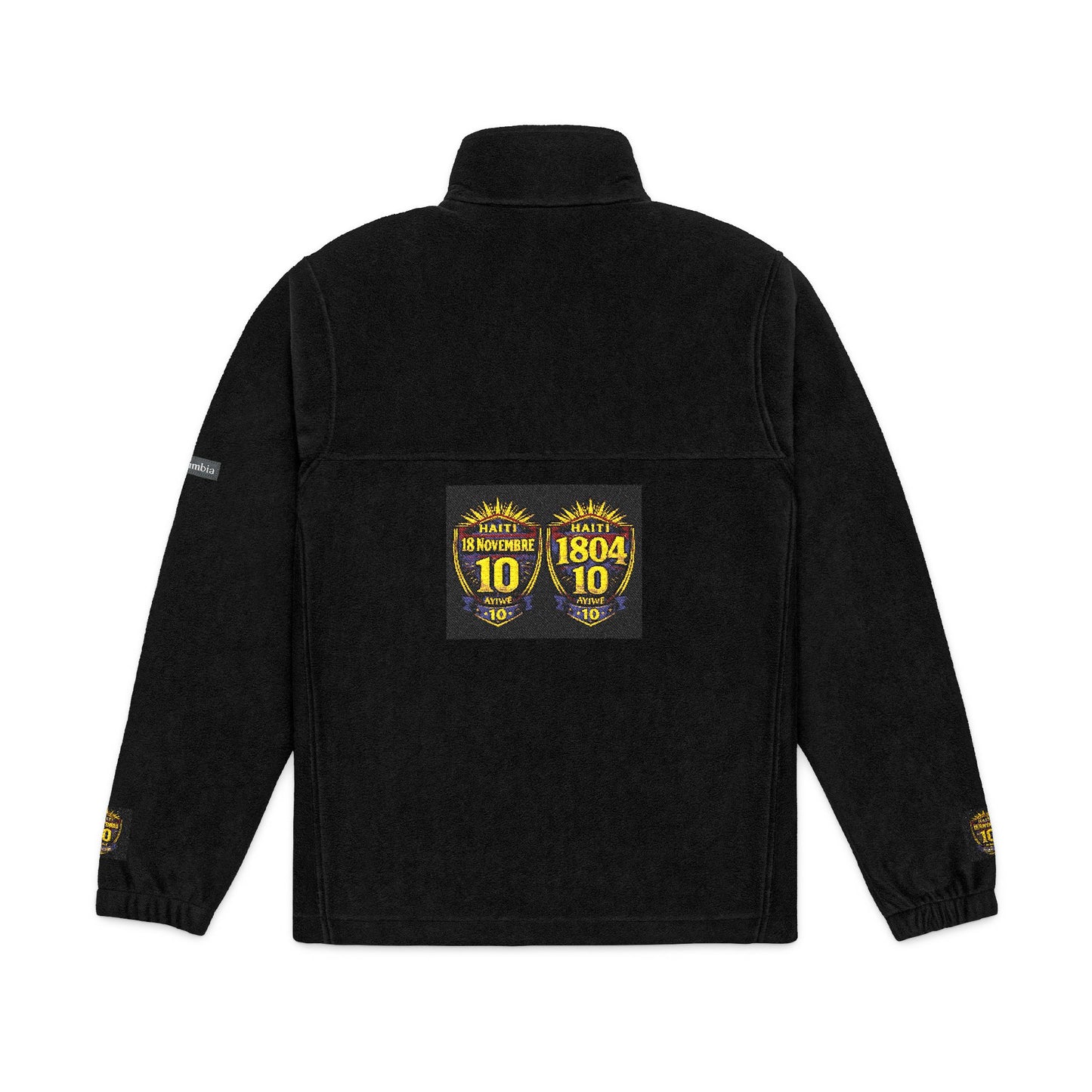 Ht - 2026 Mondial/18Nov Unisex Columbia Fleece Jacket (Embroidery) by AyiWe F&S - AyiWé Fashion & Style