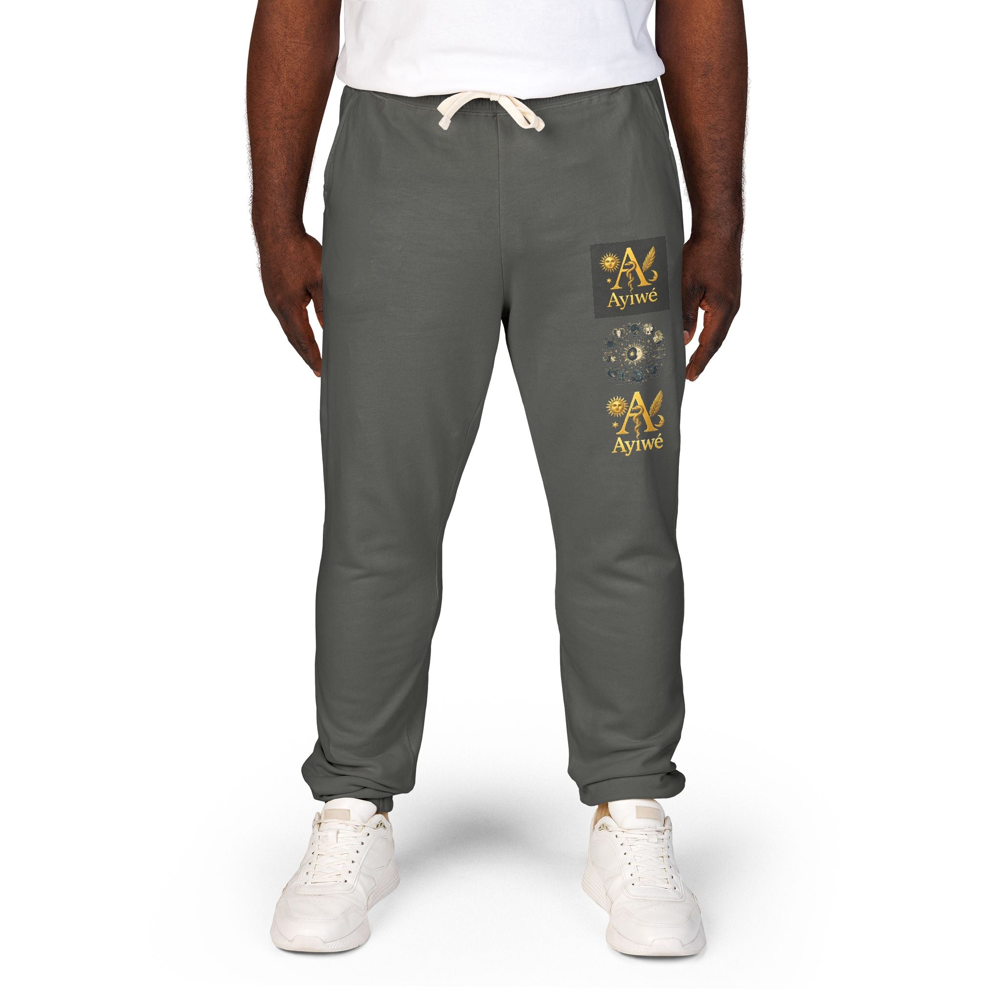 Fresh3-AyiWé Unisex Garment-Dyed Fleece Sweatpants