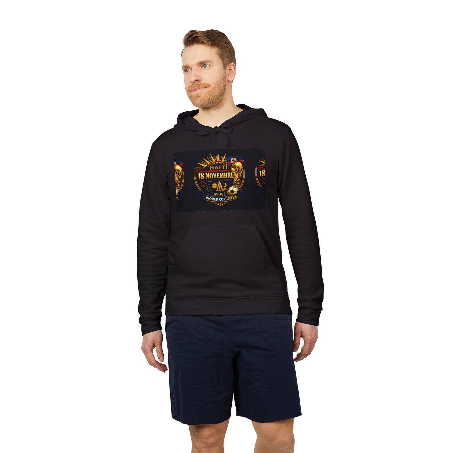Haiti - 18Nov. adidasXAyiWe Unisex Fleece Hoodie by AyiWe F&S - AyiWé Fashion & Style