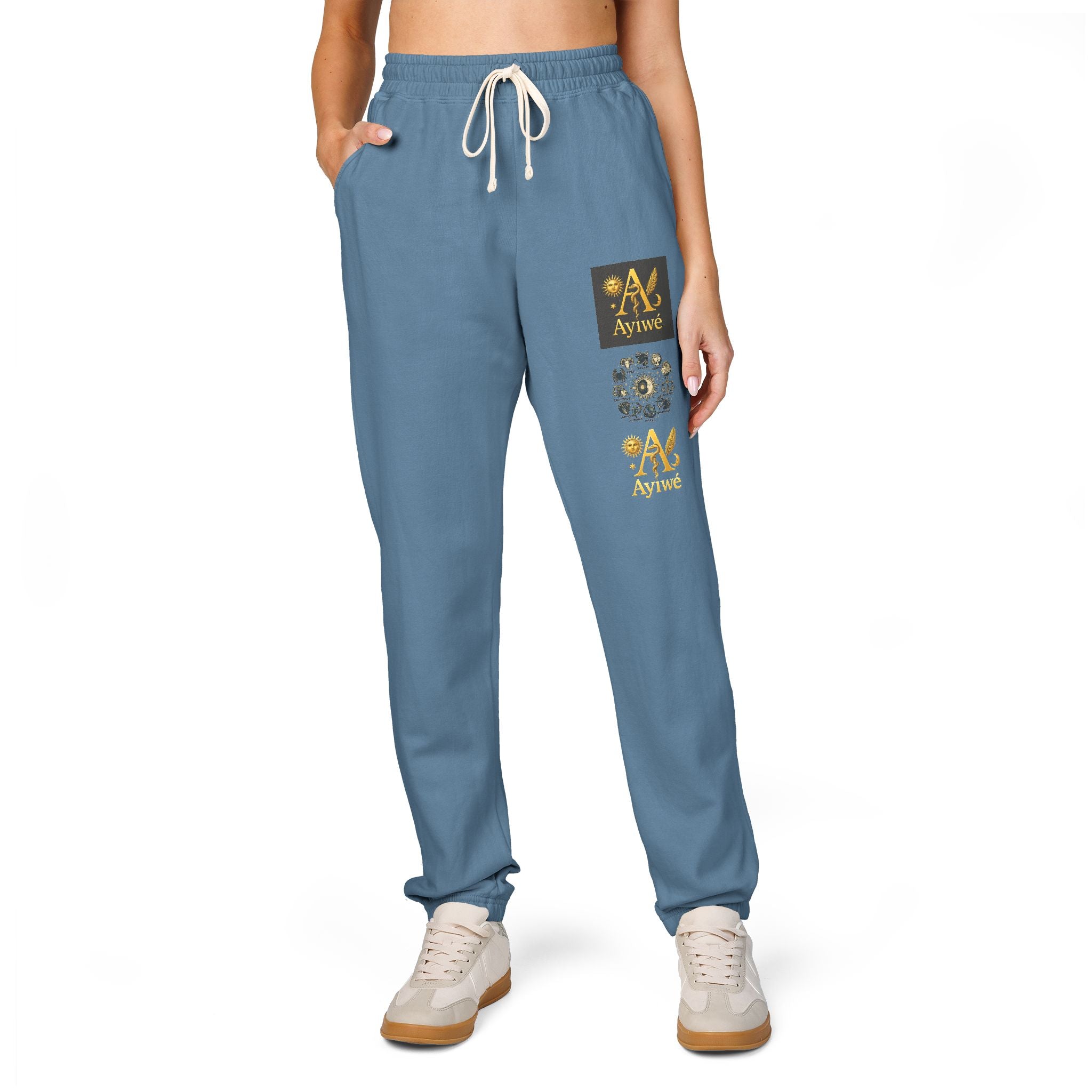 Fresh3-AyiWé Unisex Garment-Dyed Fleece Sweatpants
