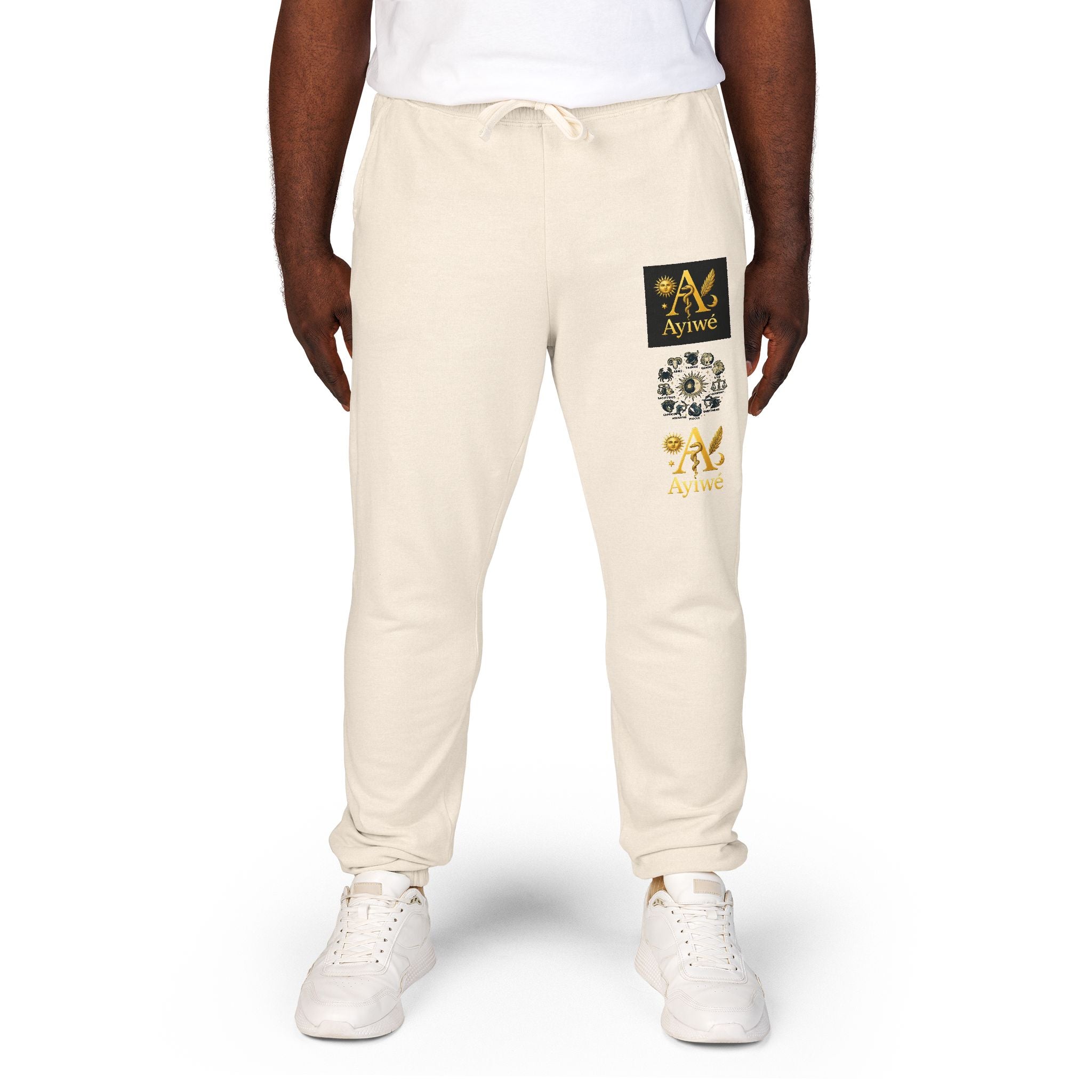 Fresh3-AyiWé Unisex Garment-Dyed Fleece Sweatpants
