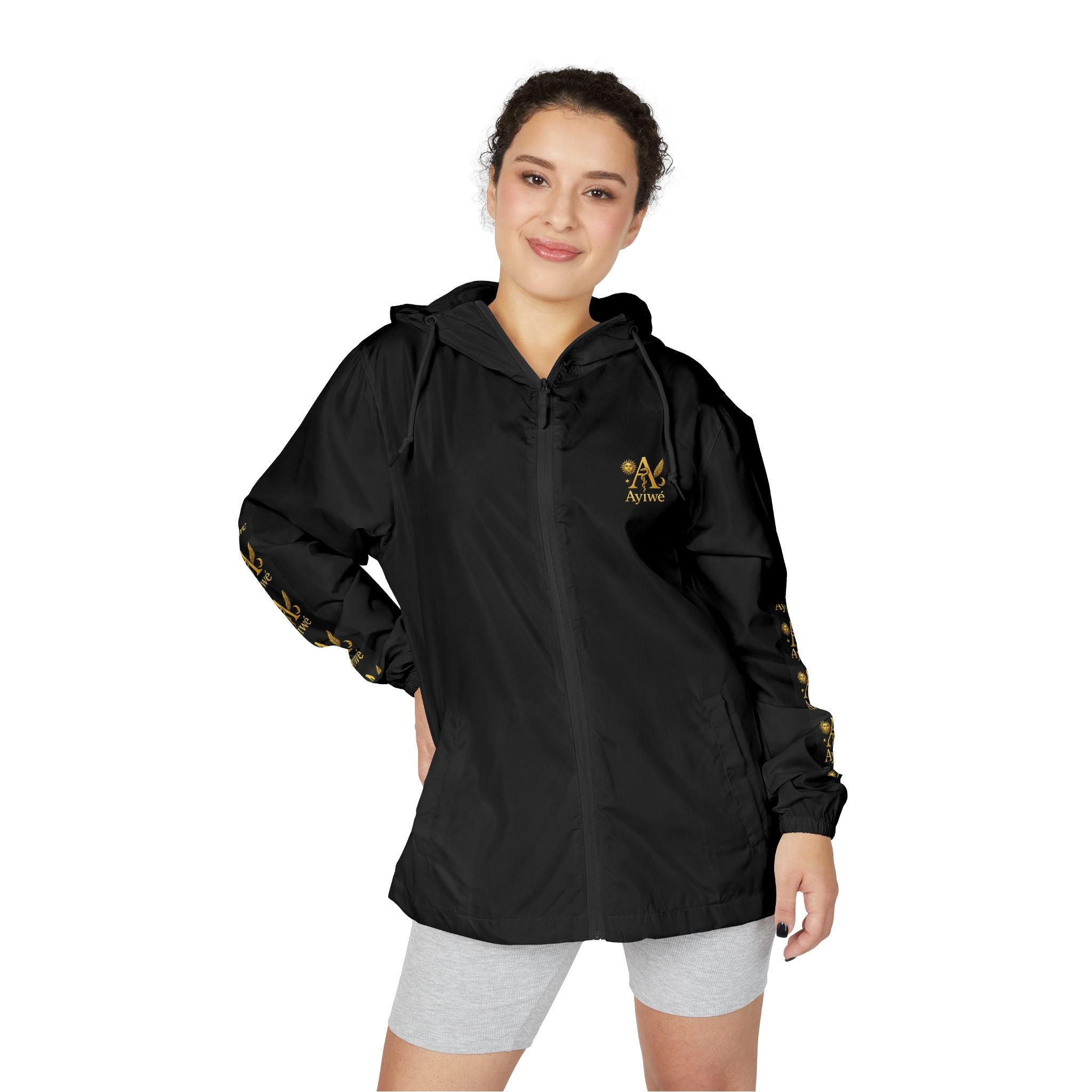 DA1- AyiWé Unisex Full-Zip Windbreaker Jacket