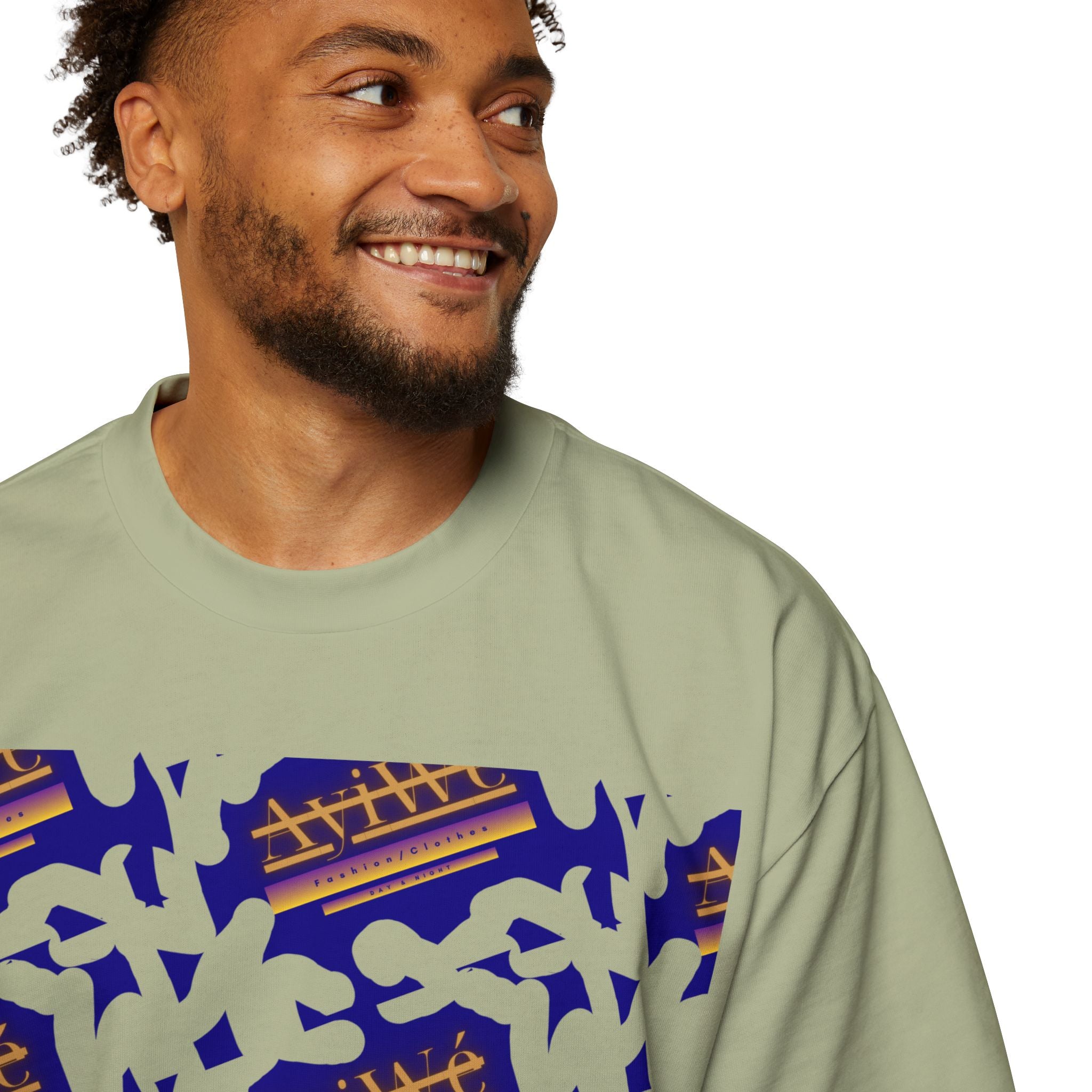 AyiWe06 Men's Heavy Oversized Tee