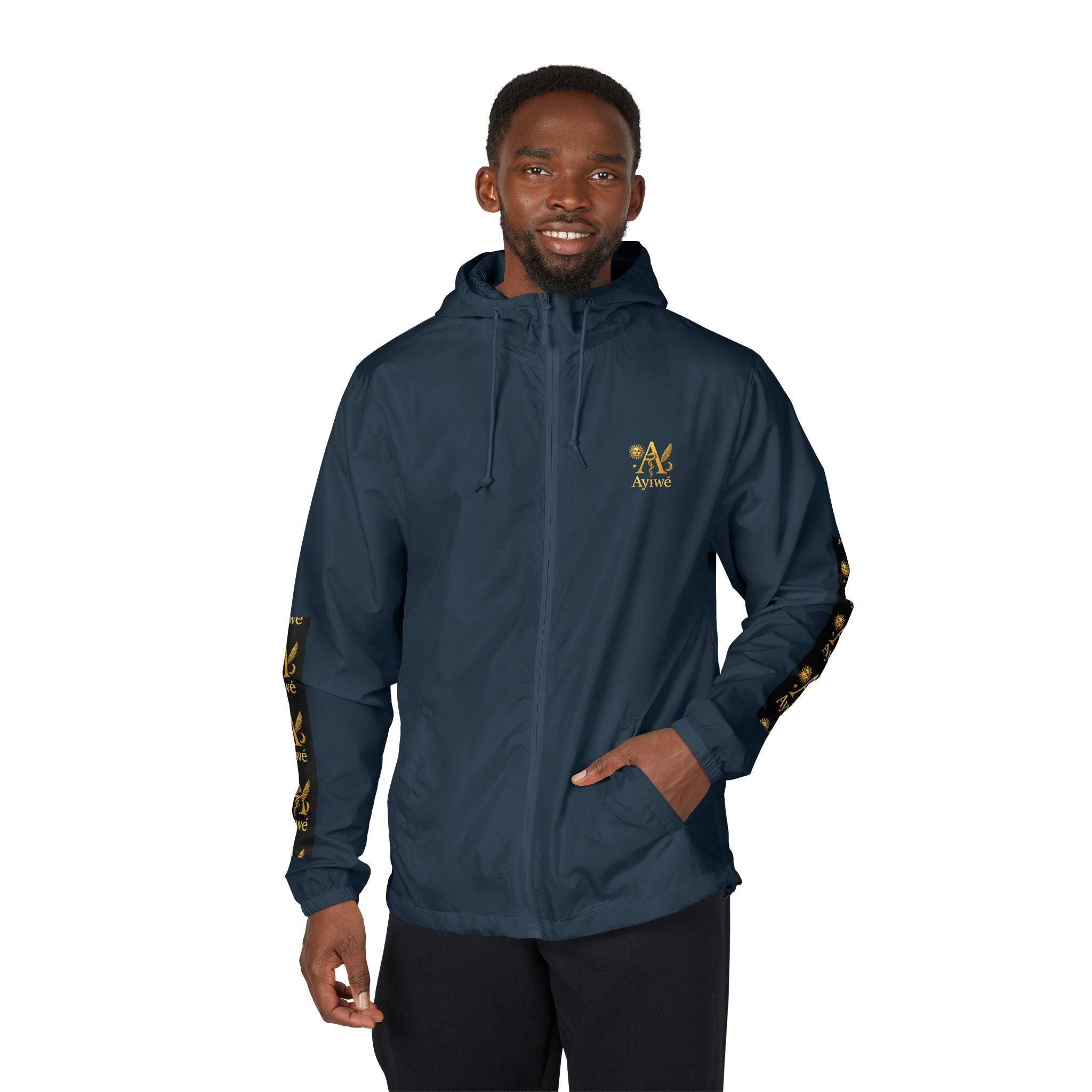 DA1- AyiWé Unisex Full-Zip Windbreaker Jacket