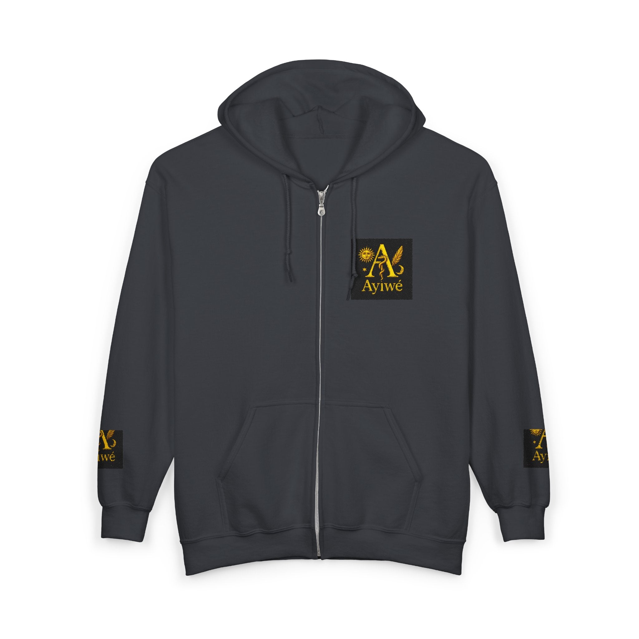 AyiWé-Pure1 Unisex Heavy Blend™ Full Zip Hooded Sweatshirt