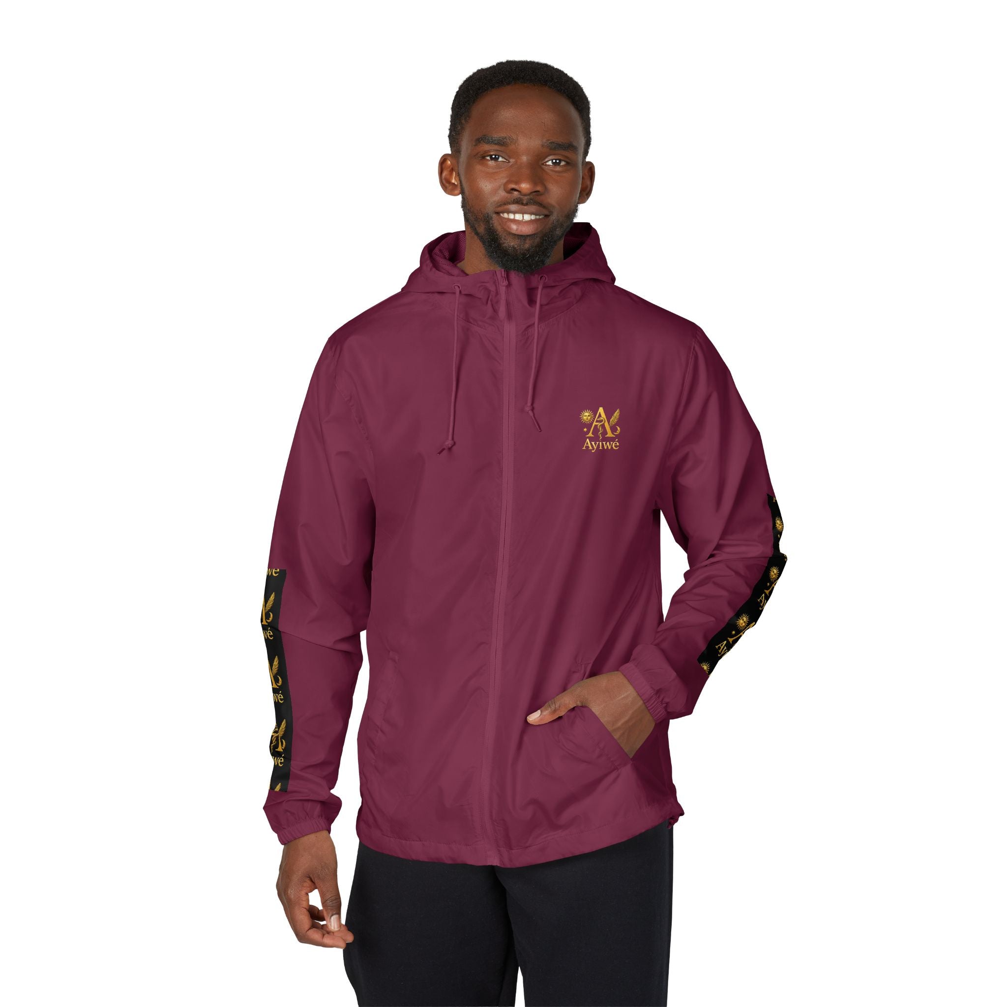 DA1- AyiWé Unisex Full-Zip Windbreaker Jacket