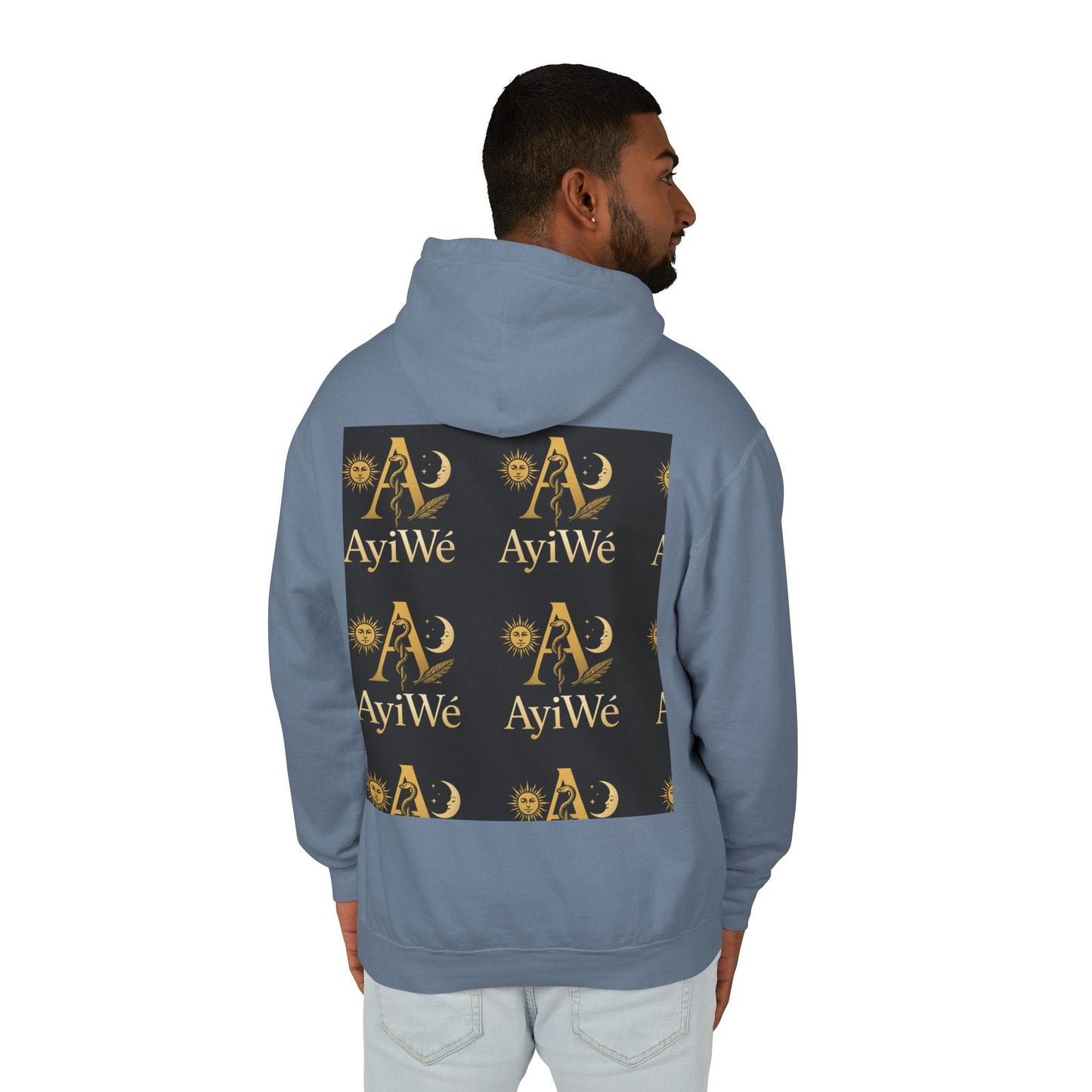 Ayi06 Unisex Lightweight Hooded Sweatshirt. Powered by AyiWe FS