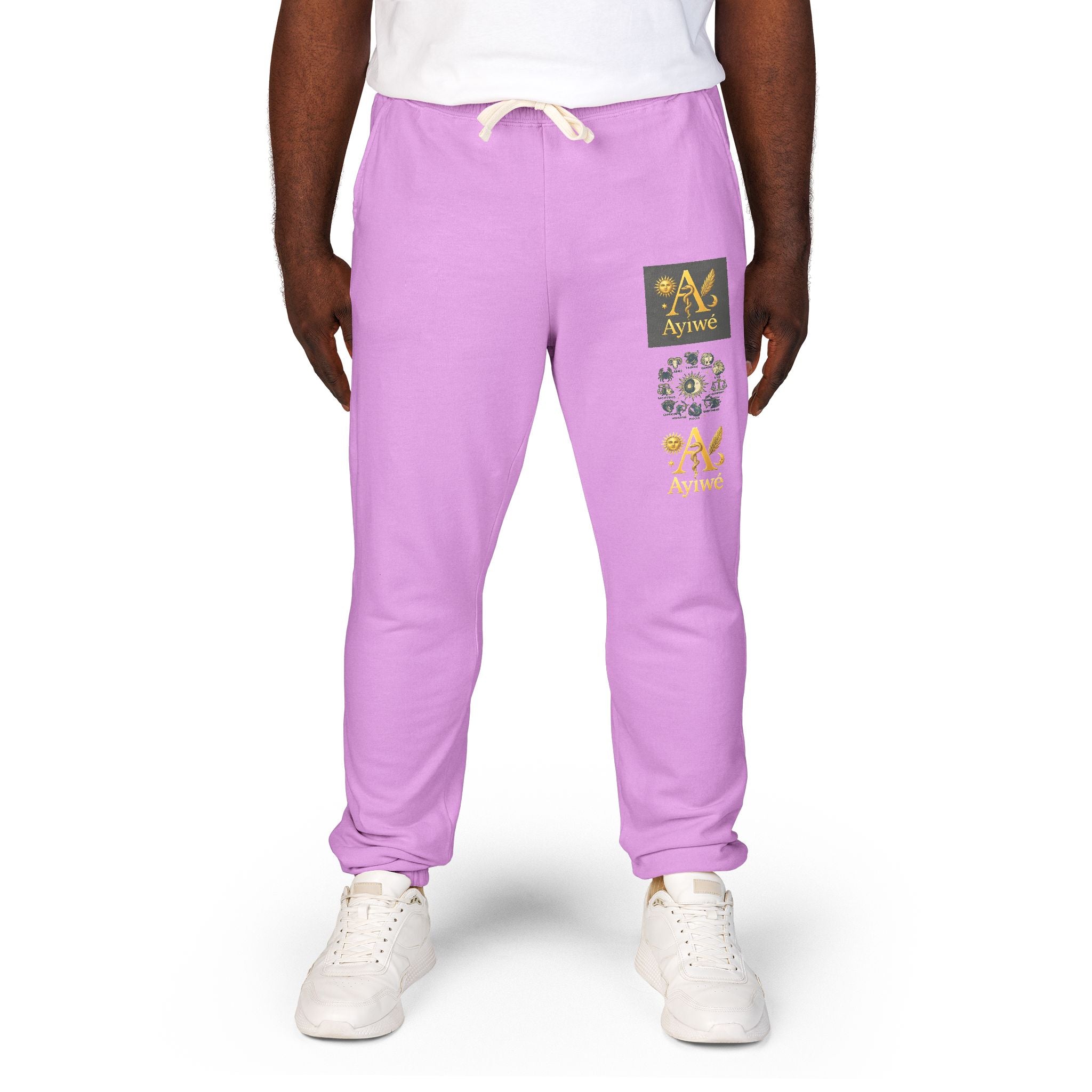 Fresh3-AyiWé Unisex Garment-Dyed Fleece Sweatpants