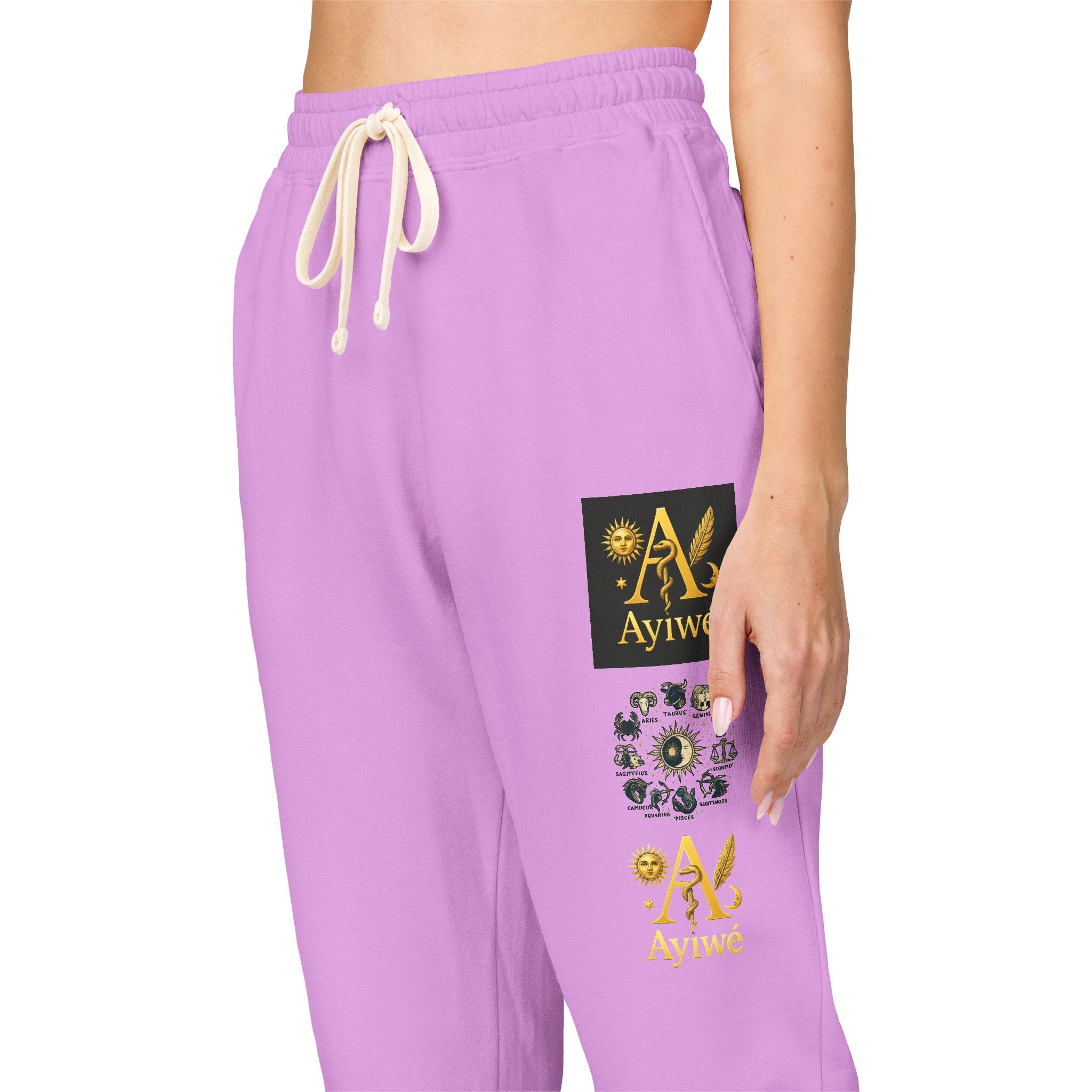 Fresh3-AyiWé Unisex Garment-Dyed Fleece Sweatpants