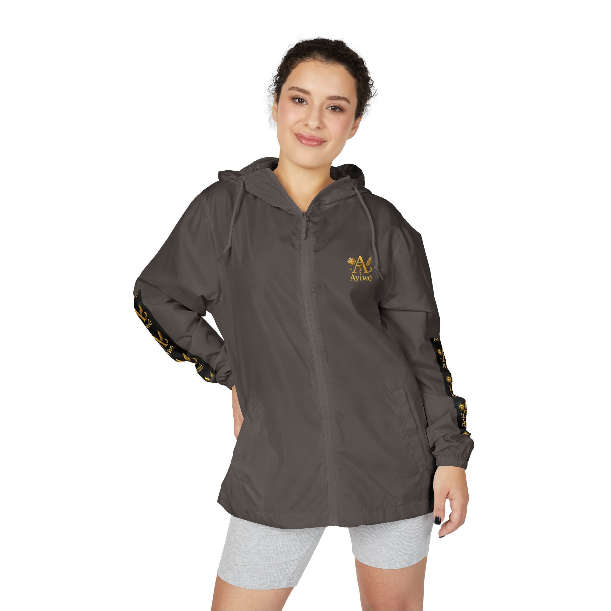 DA1- AyiWé Unisex Full-Zip Windbreaker Jacket