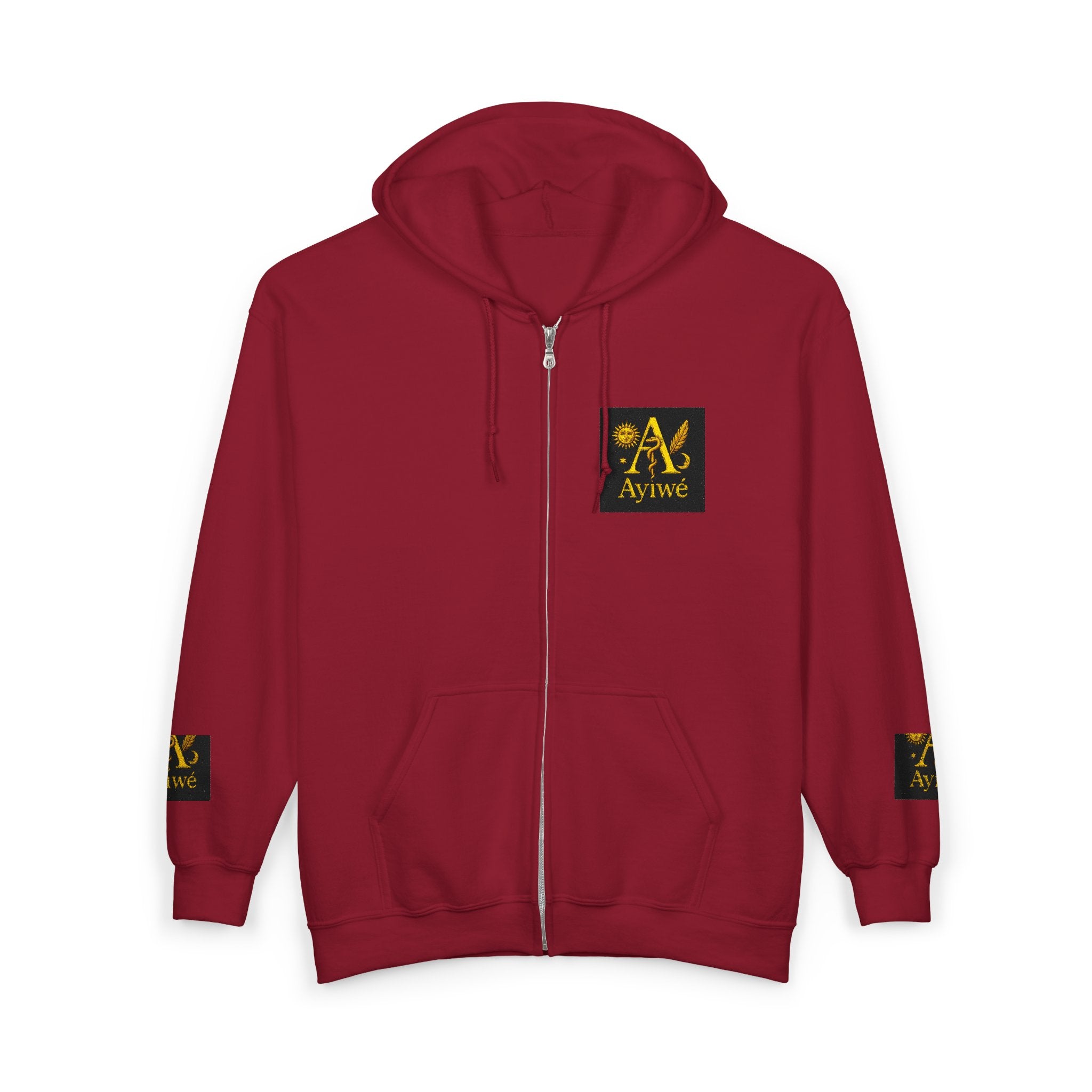 AyiWé-Pure1 Unisex Heavy Blend™ Full Zip Hooded Sweatshirt