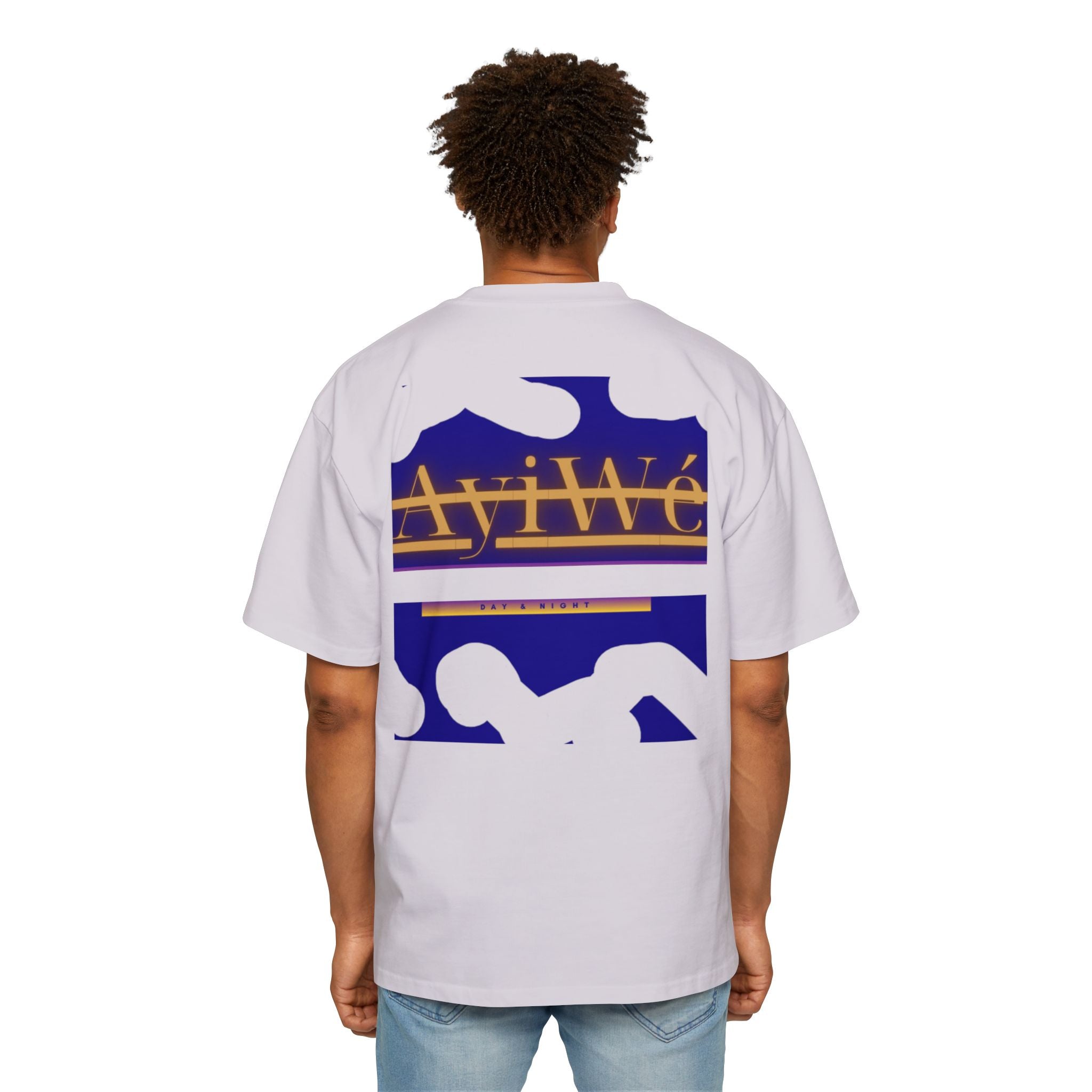 AyiWe06 Men's Heavy Oversized Tee
