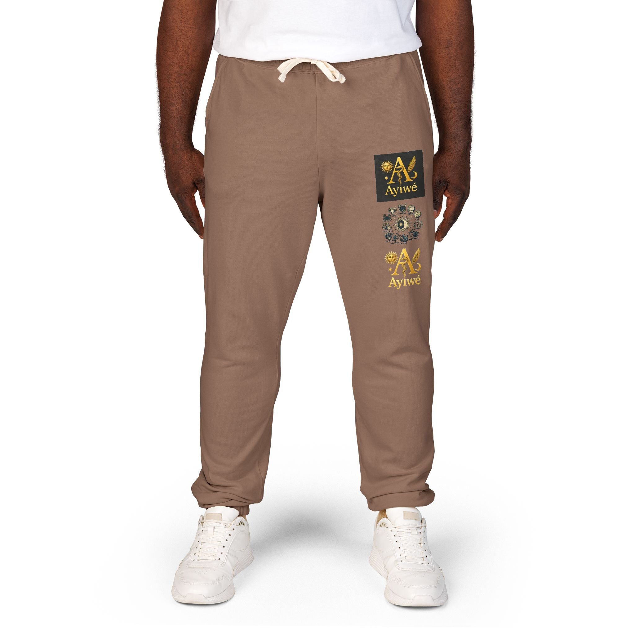 Fresh3-AyiWé Unisex Garment-Dyed Fleece Sweatpants