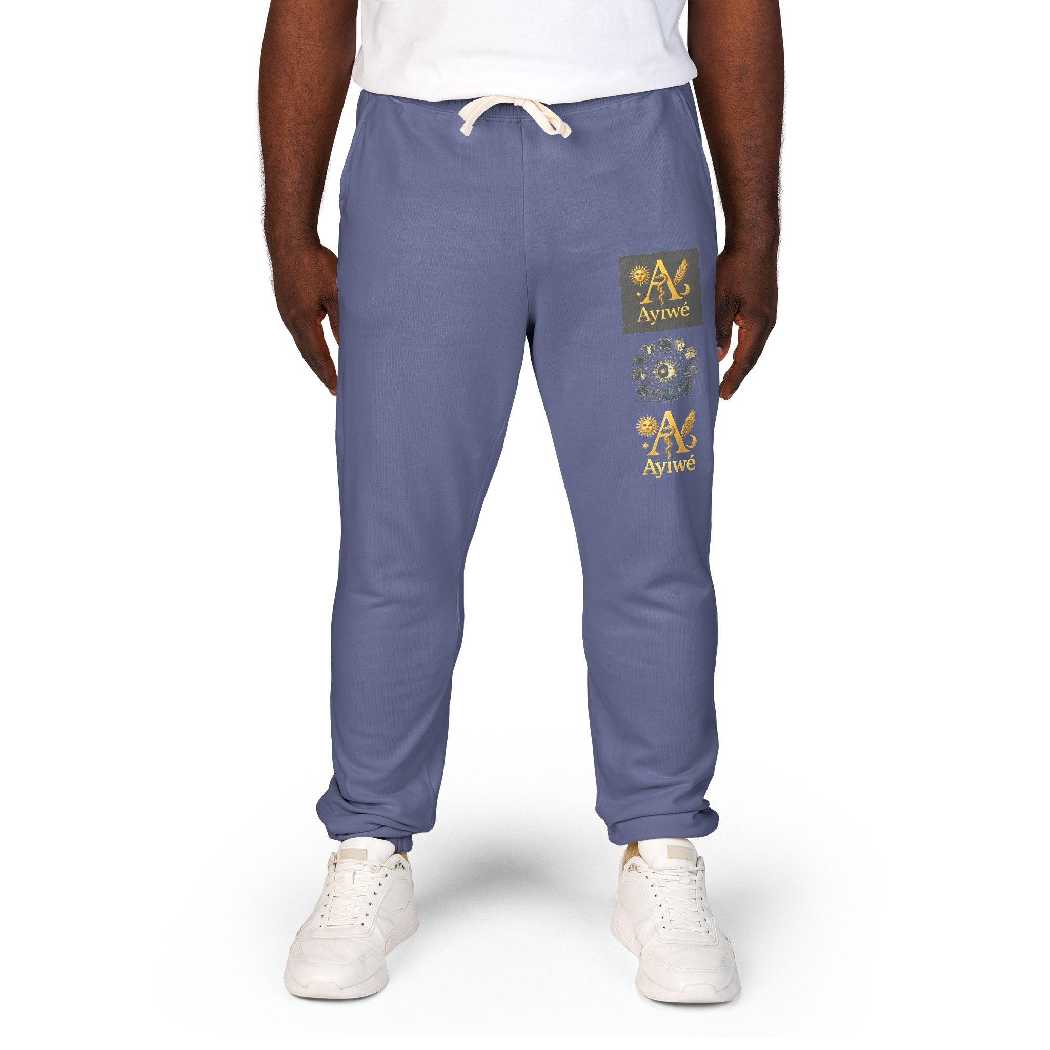 Fresh3-AyiWé Unisex Garment-Dyed Fleece Sweatpants