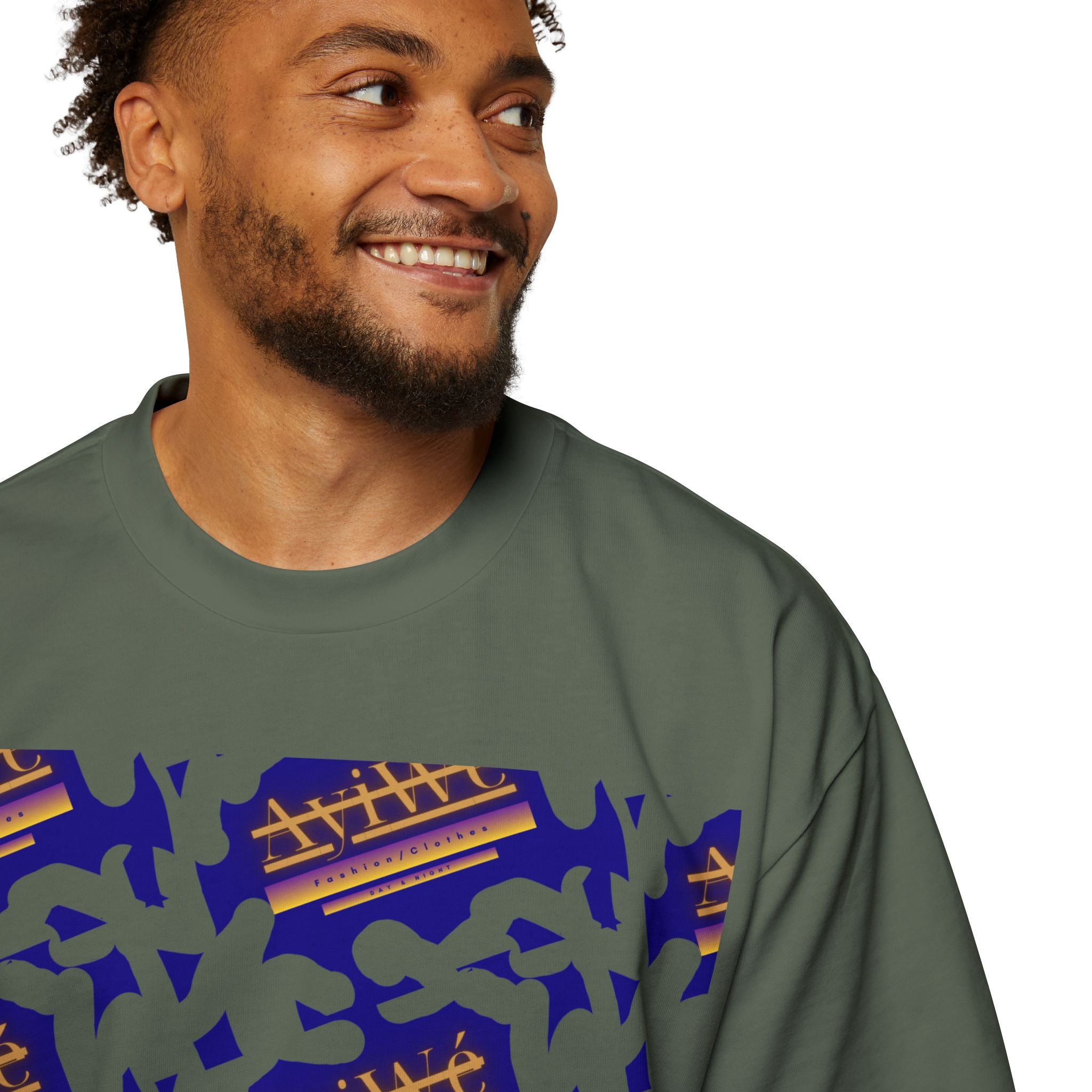 AyiWe06 Men's Heavy Oversized Tee
