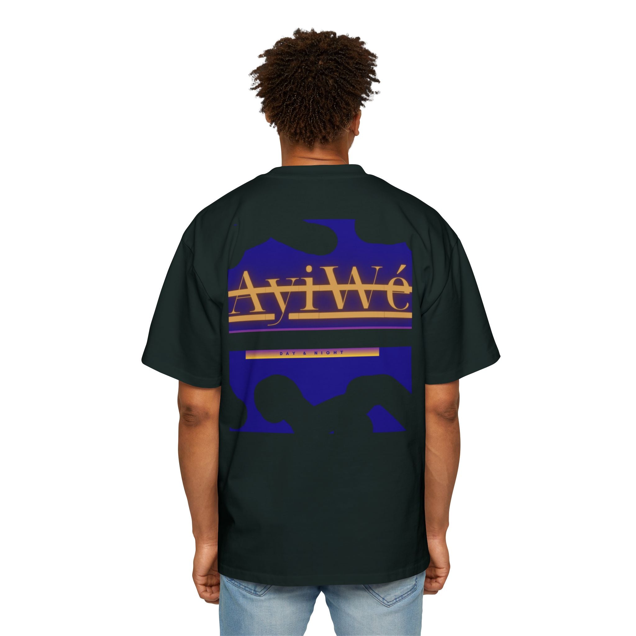 AyiWe06 Men's Heavy Oversized Tee