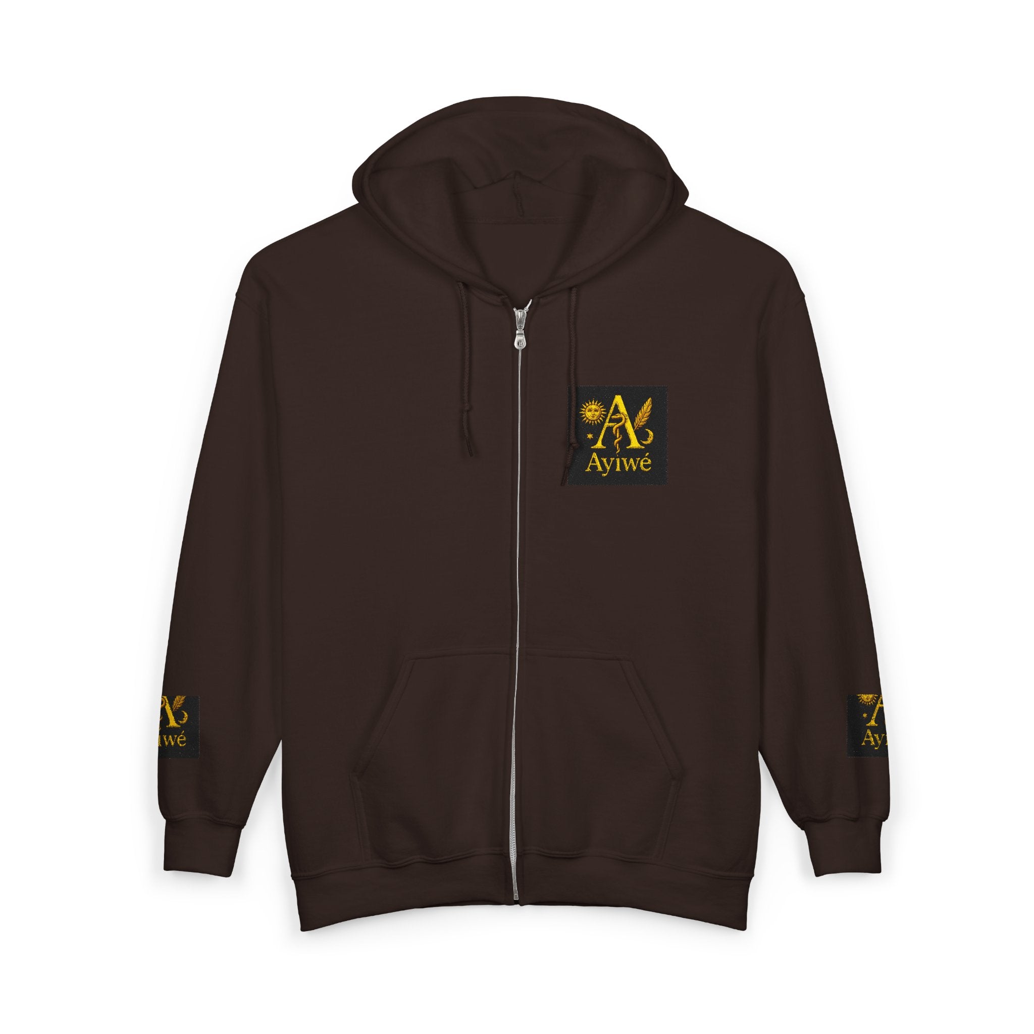 AyiWé-Pure1 Unisex Heavy Blend™ Full Zip Hooded Sweatshirt