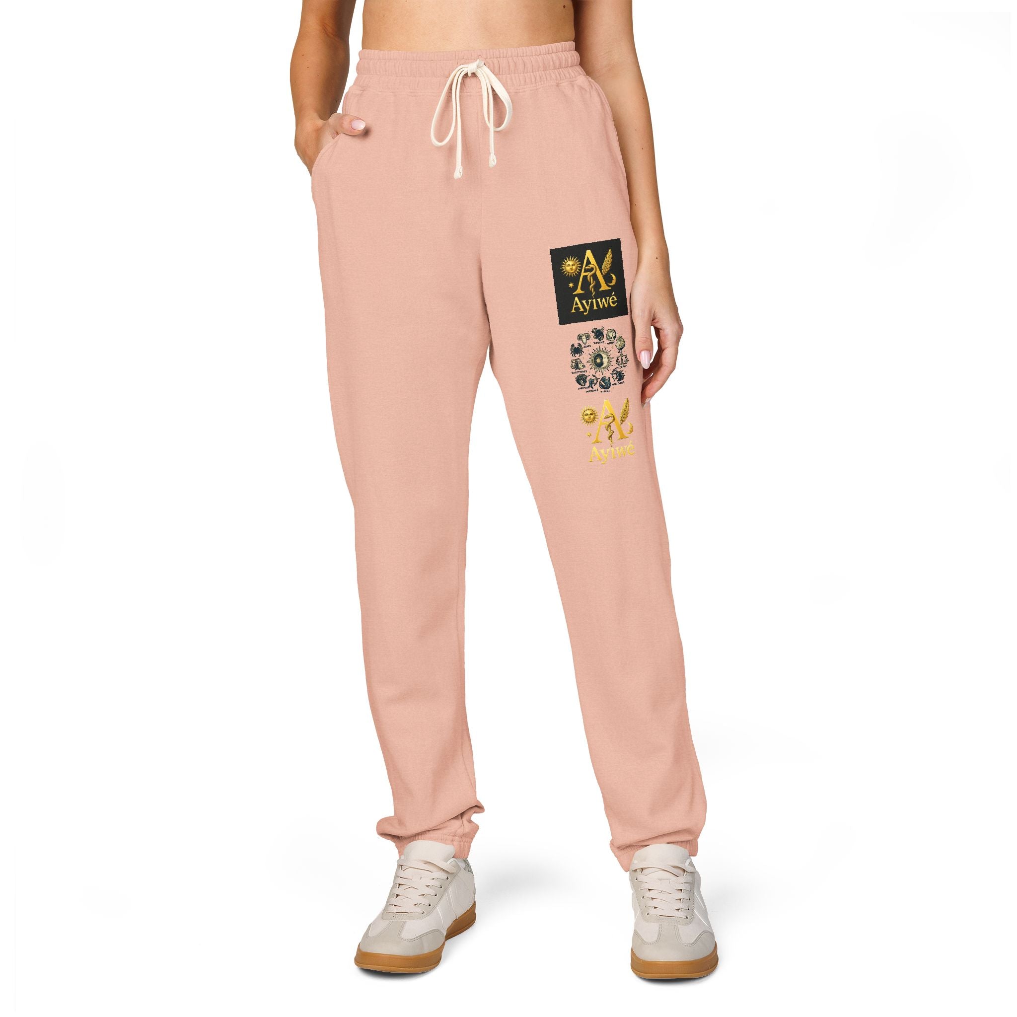 Fresh3-AyiWé Unisex Garment-Dyed Fleece Sweatpants