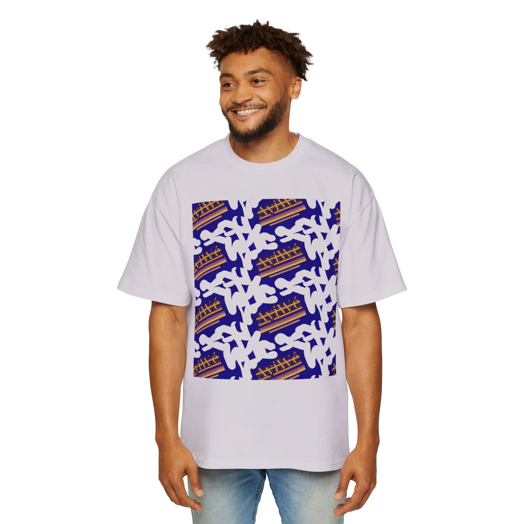 AyiWe06 Men's Heavy Oversized Tee
