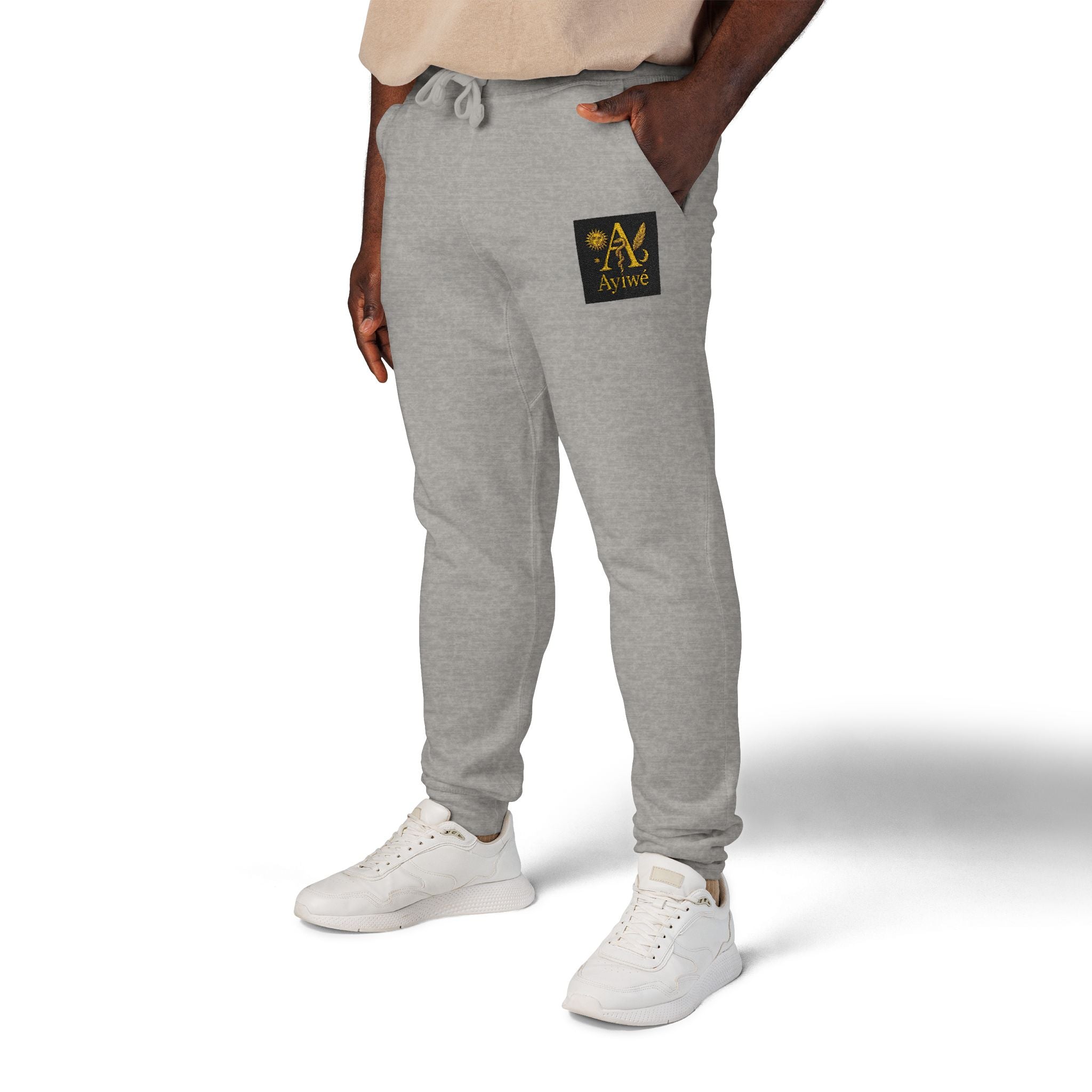 B-One AyiWé Unisex Fleece Sweatpants (Embroidery)
