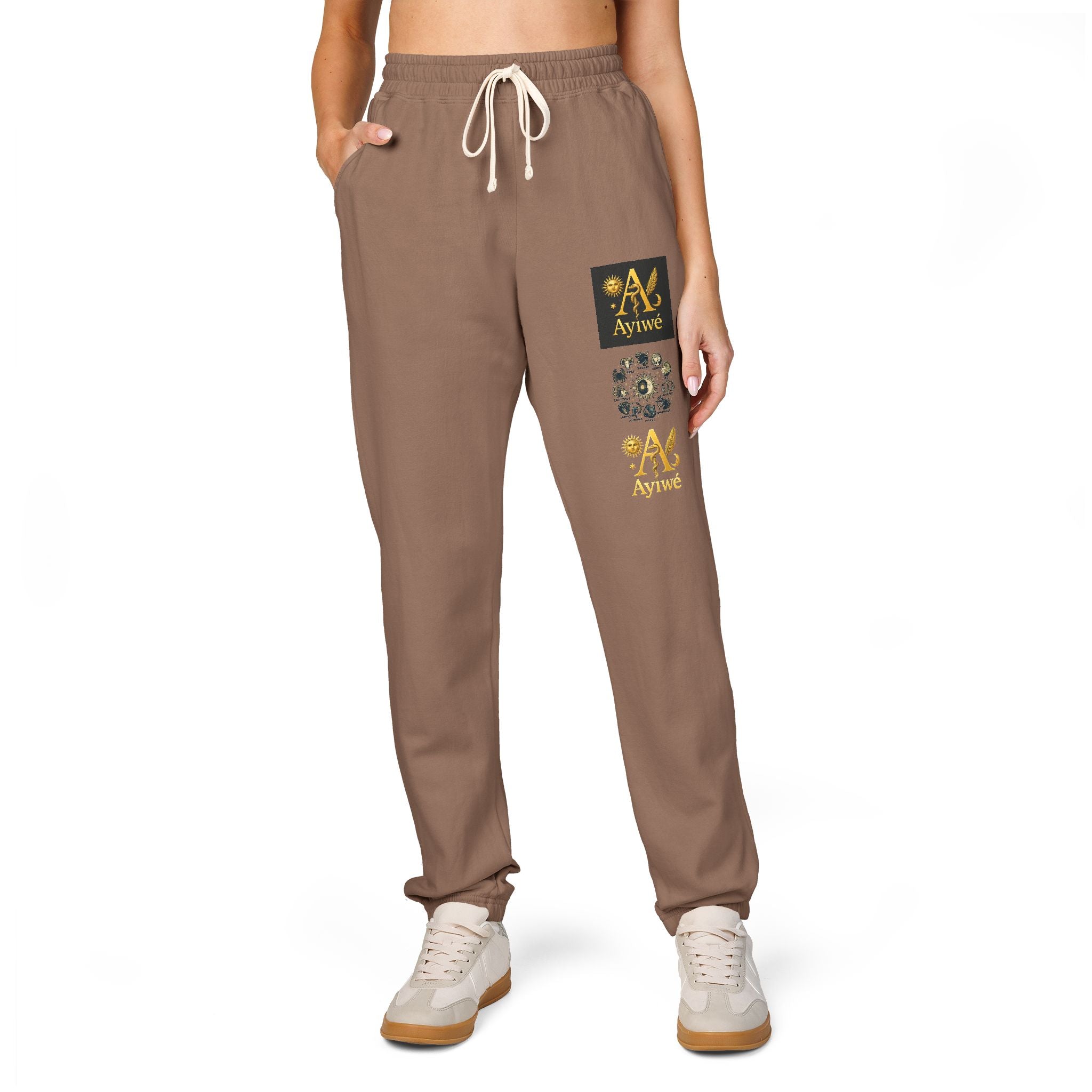 Fresh3-AyiWé Unisex Garment-Dyed Fleece Sweatpants