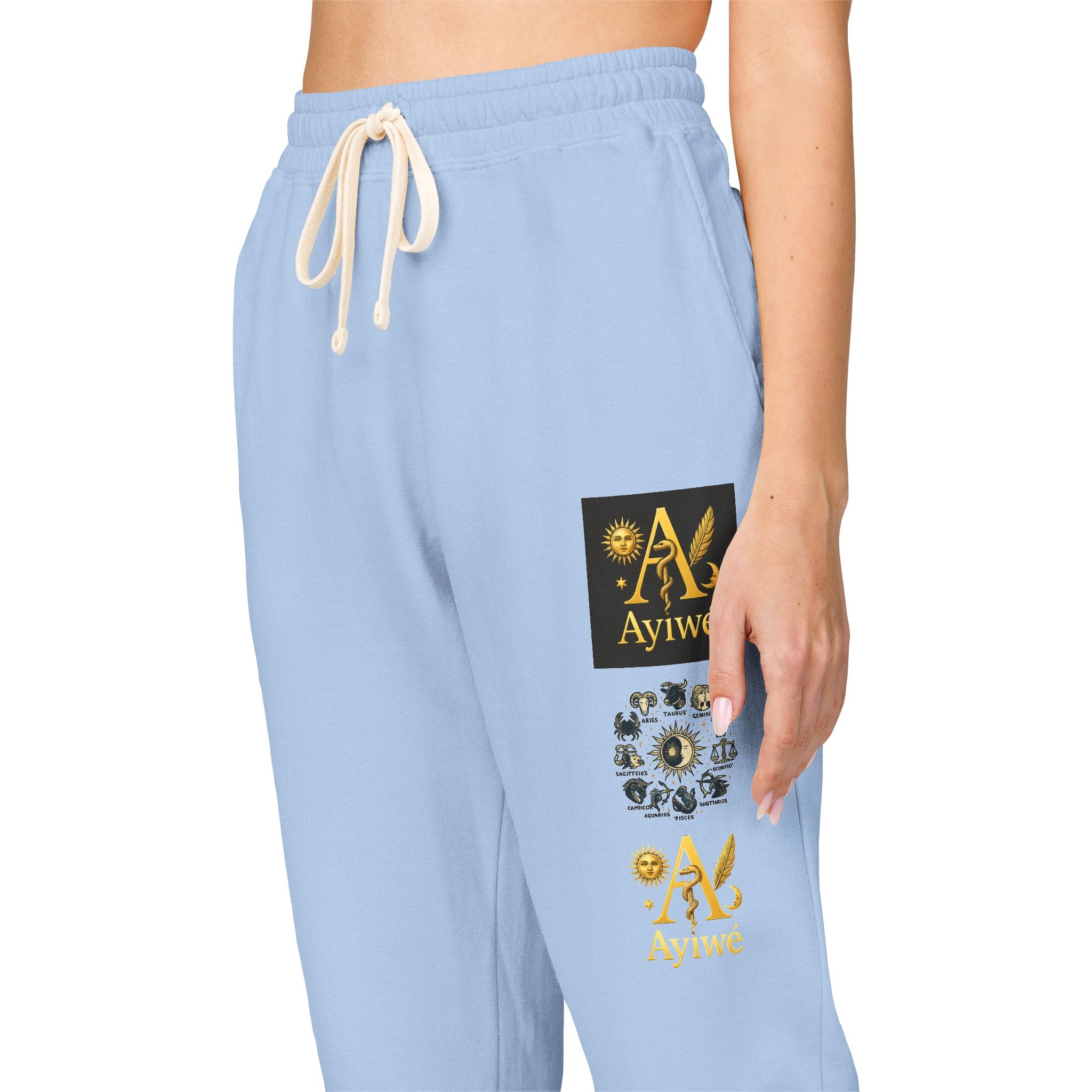 Fresh3-AyiWé Unisex Garment-Dyed Fleece Sweatpants