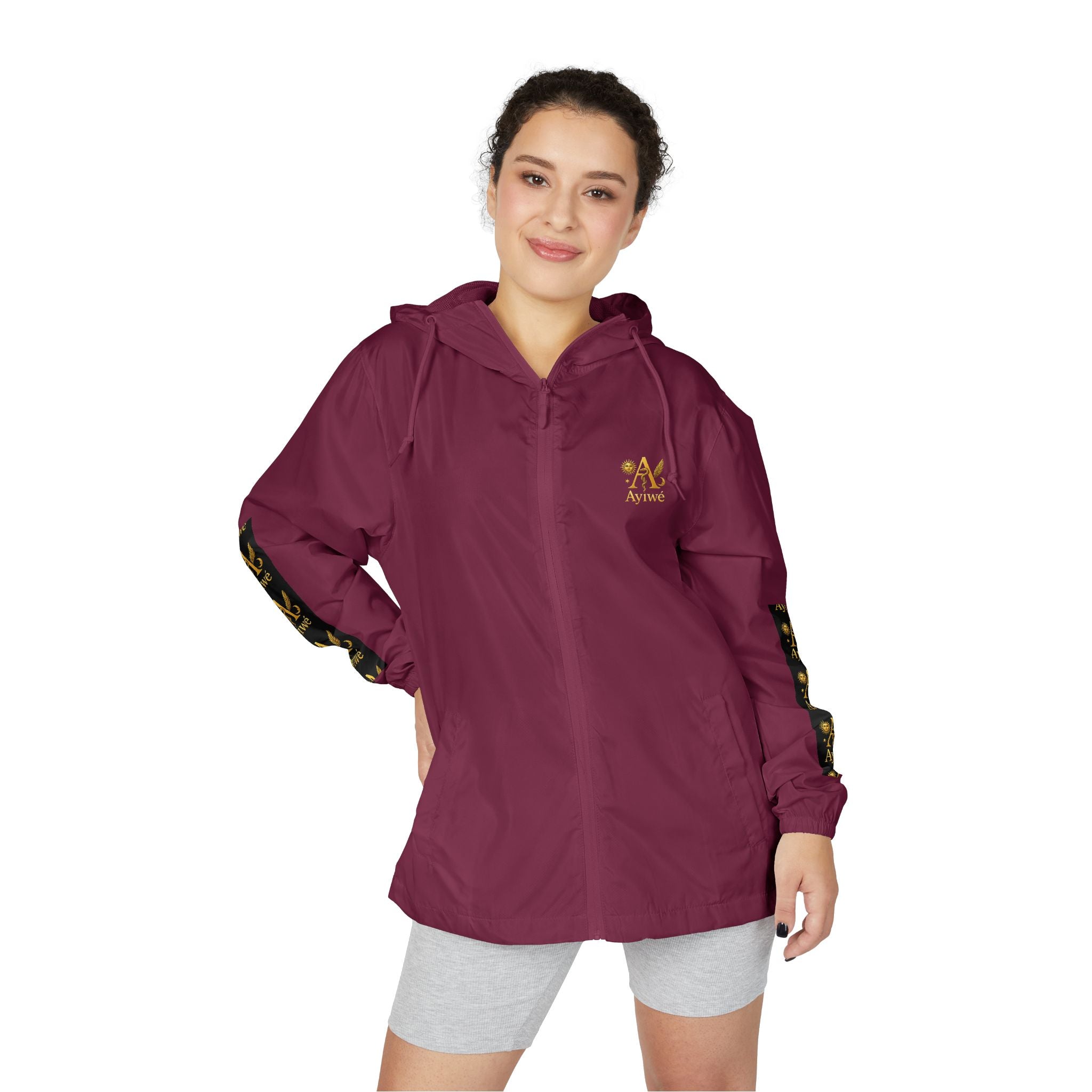 DA1- AyiWé Unisex Full-Zip Windbreaker Jacket