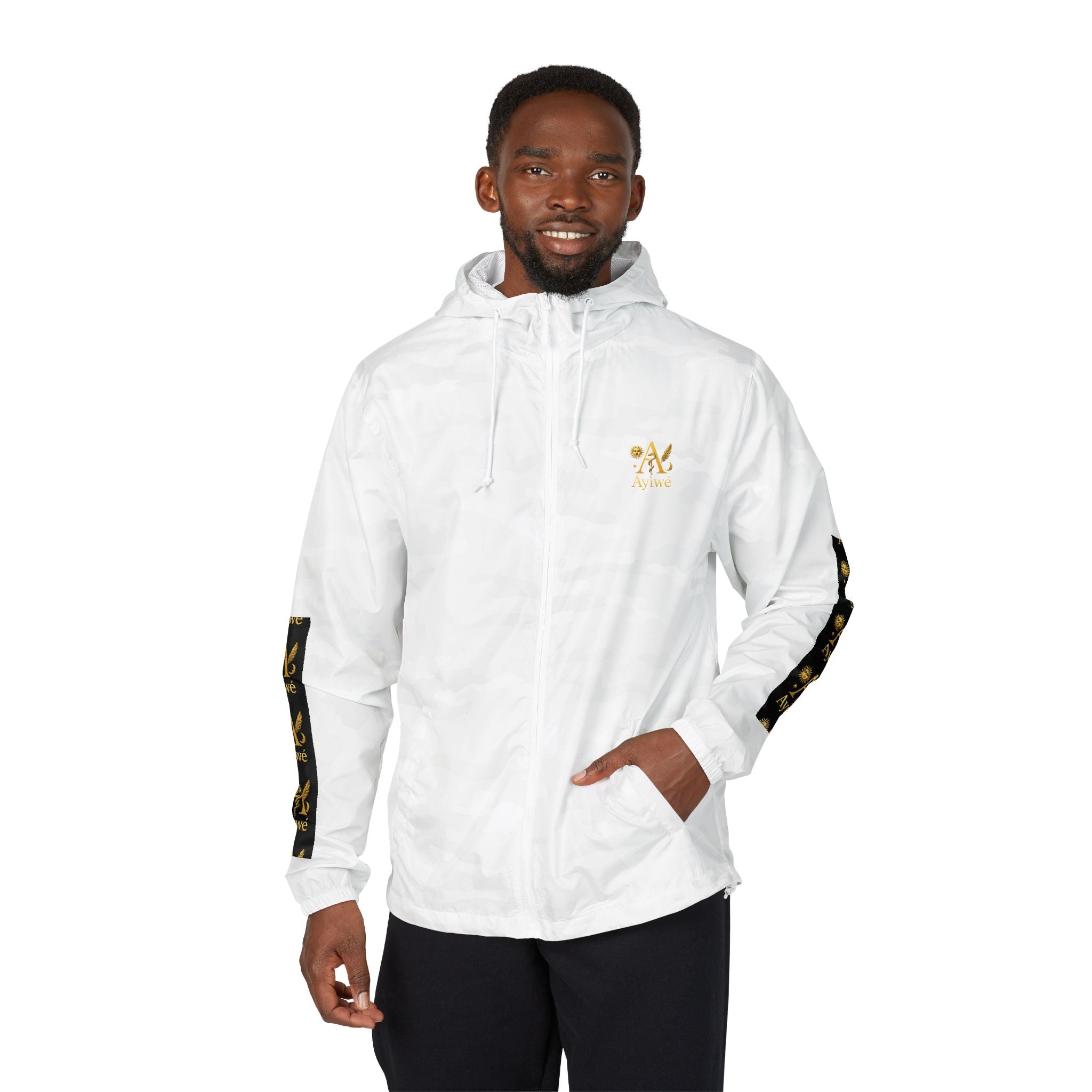 DA1- AyiWé Unisex Full-Zip Windbreaker Jacket