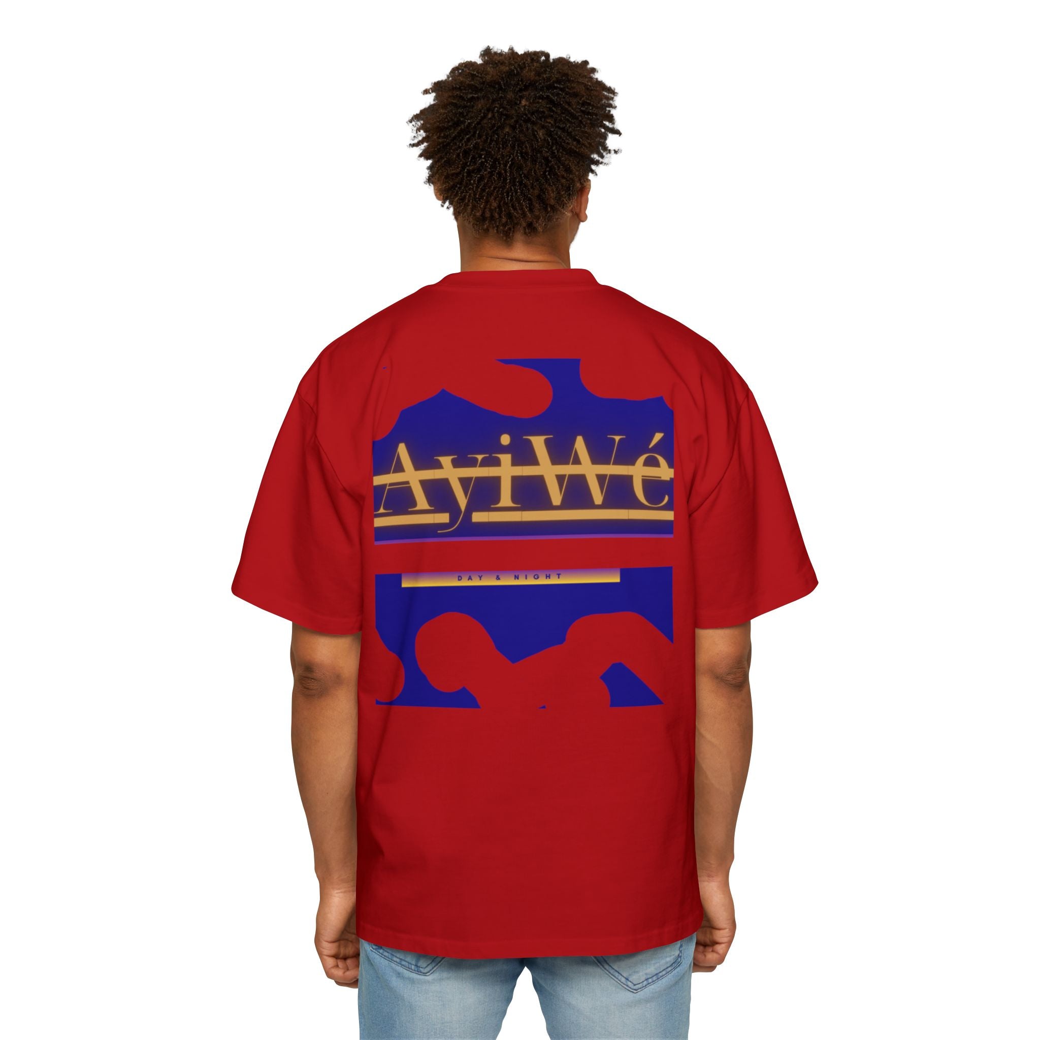 AyiWe06 Men's Heavy Oversized Tee