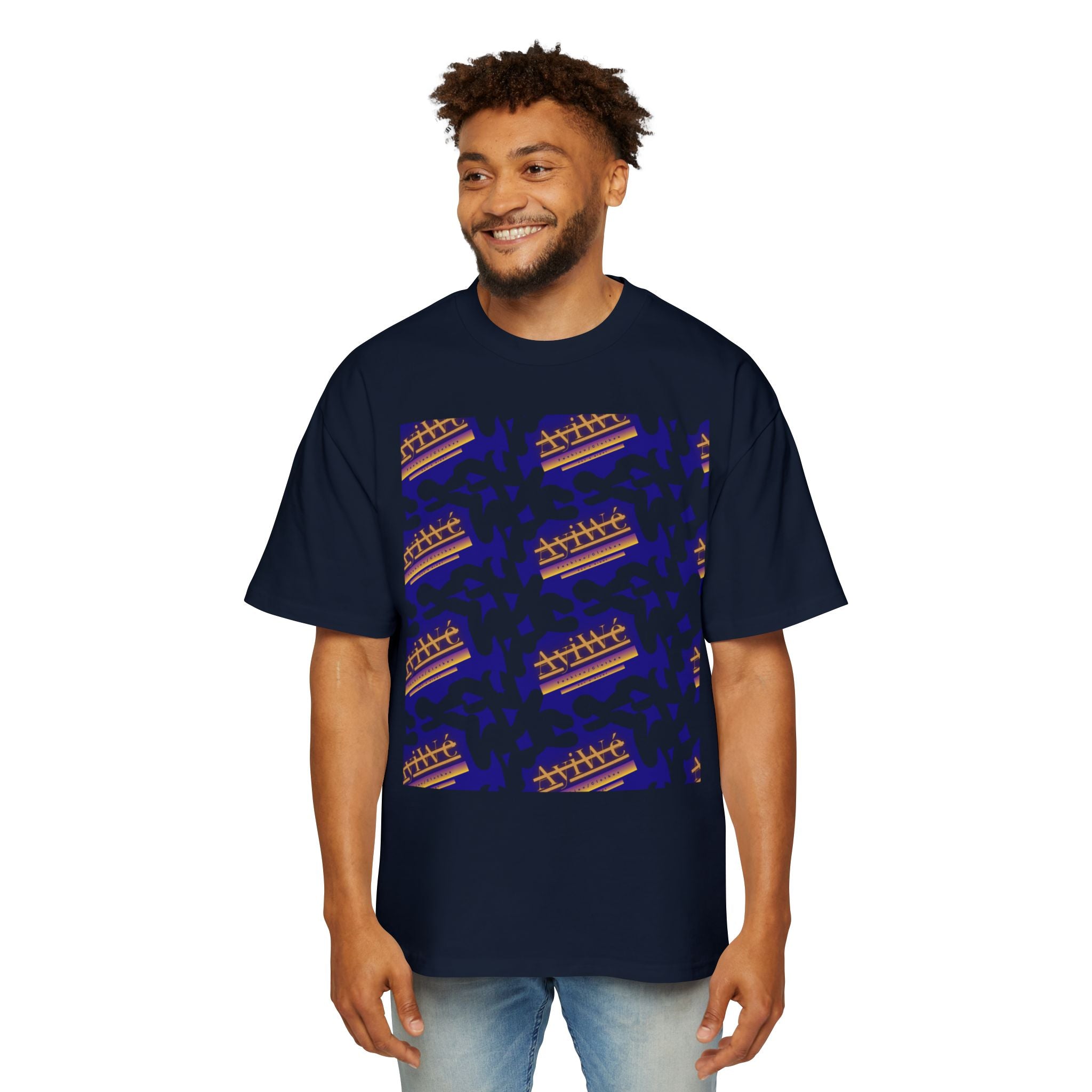 AyiWe06 Men's Heavy Oversized Tee