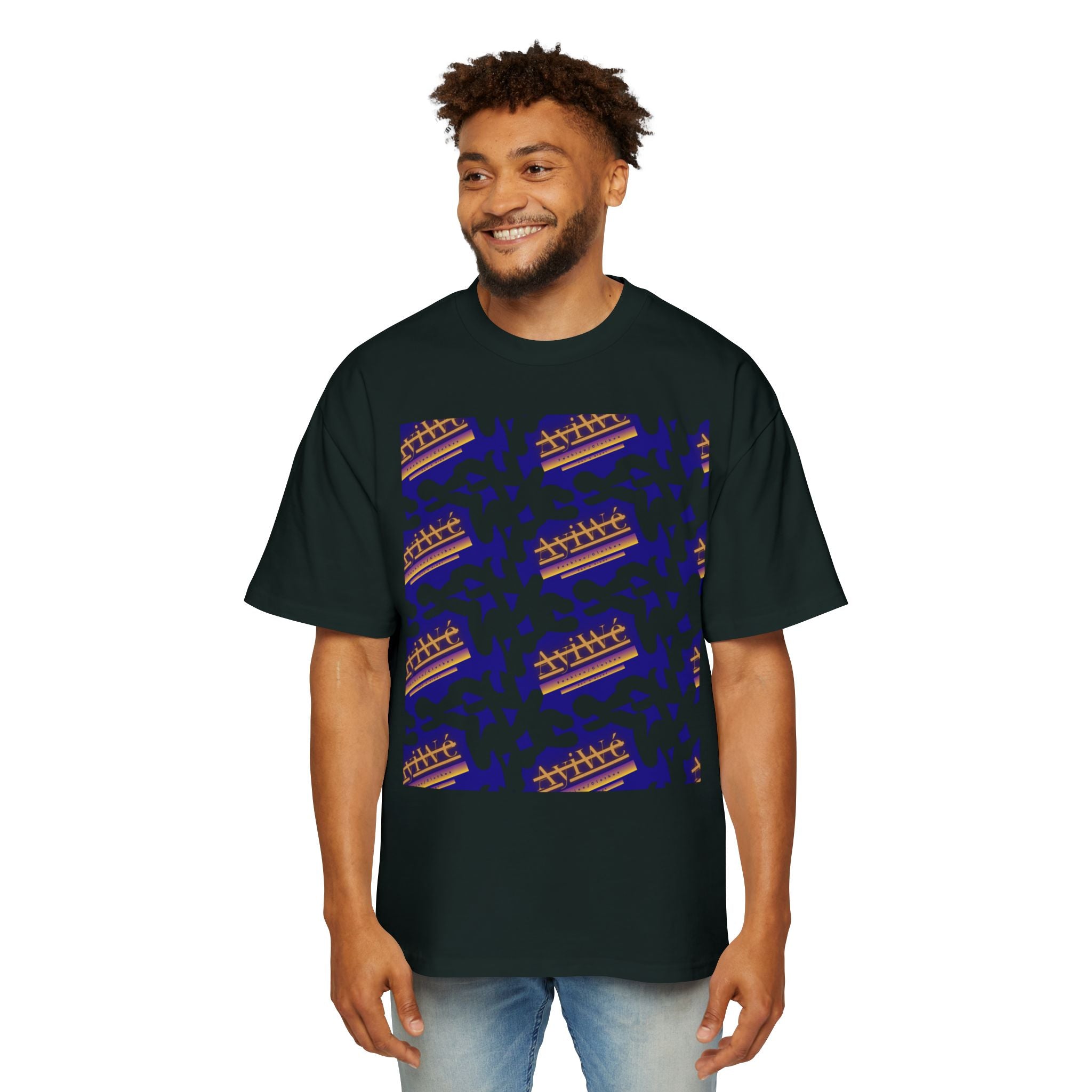 AyiWe06 Men's Heavy Oversized Tee