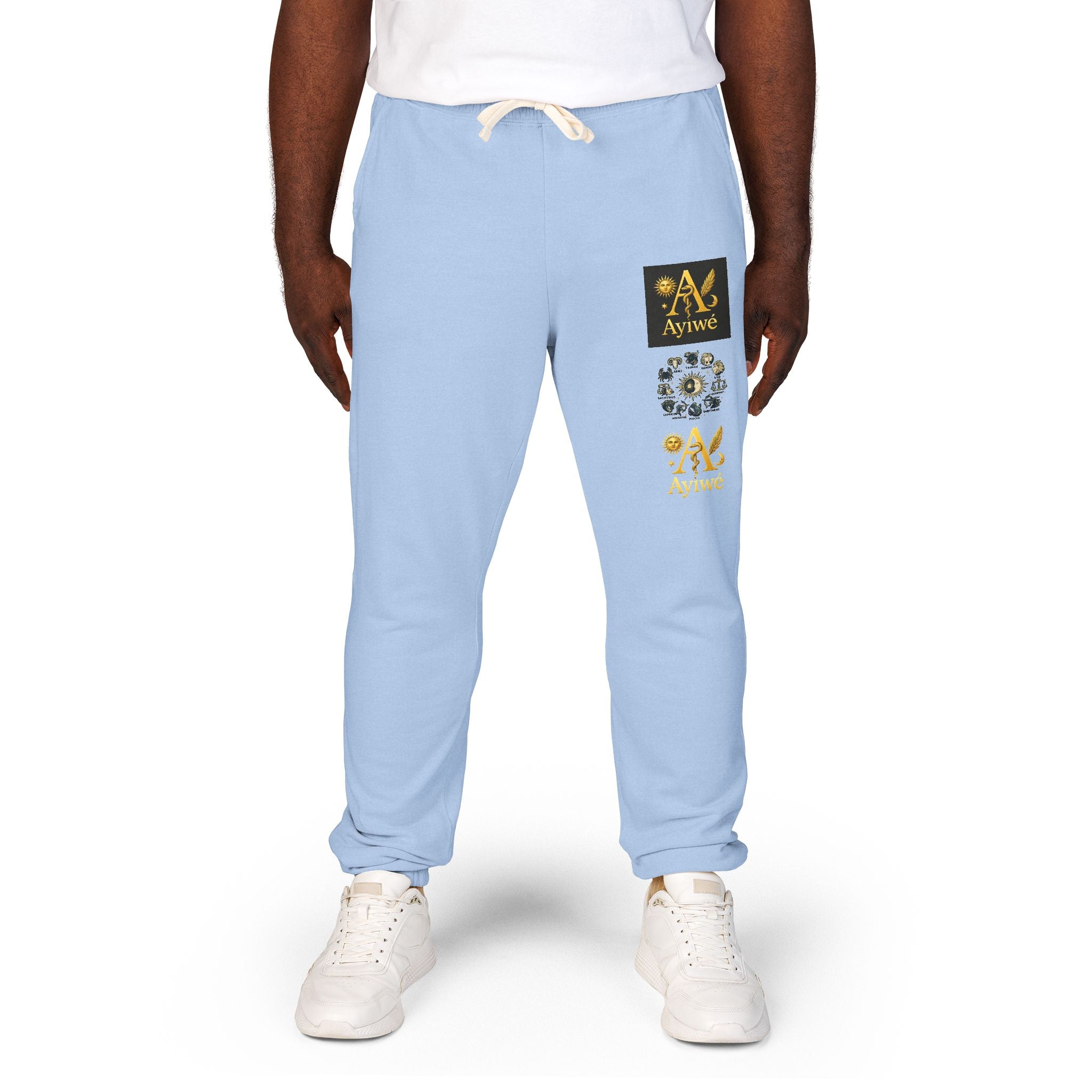 Fresh3-AyiWé Unisex Garment-Dyed Fleece Sweatpants