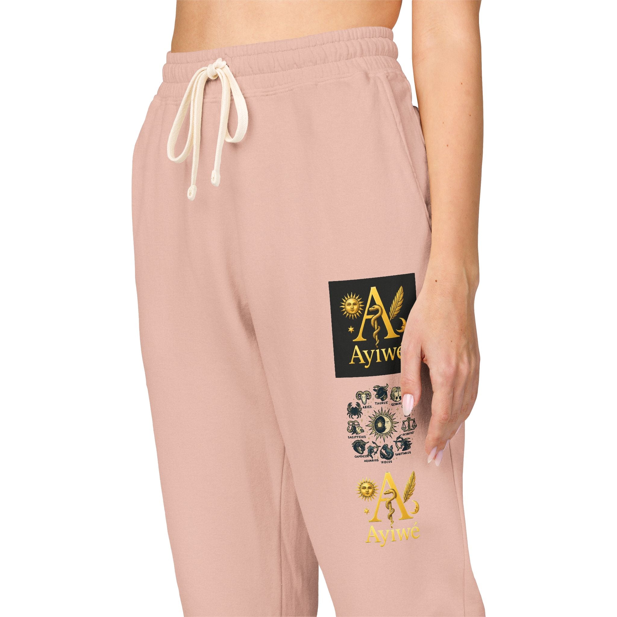 Fresh3-AyiWé Unisex Garment-Dyed Fleece Sweatpants