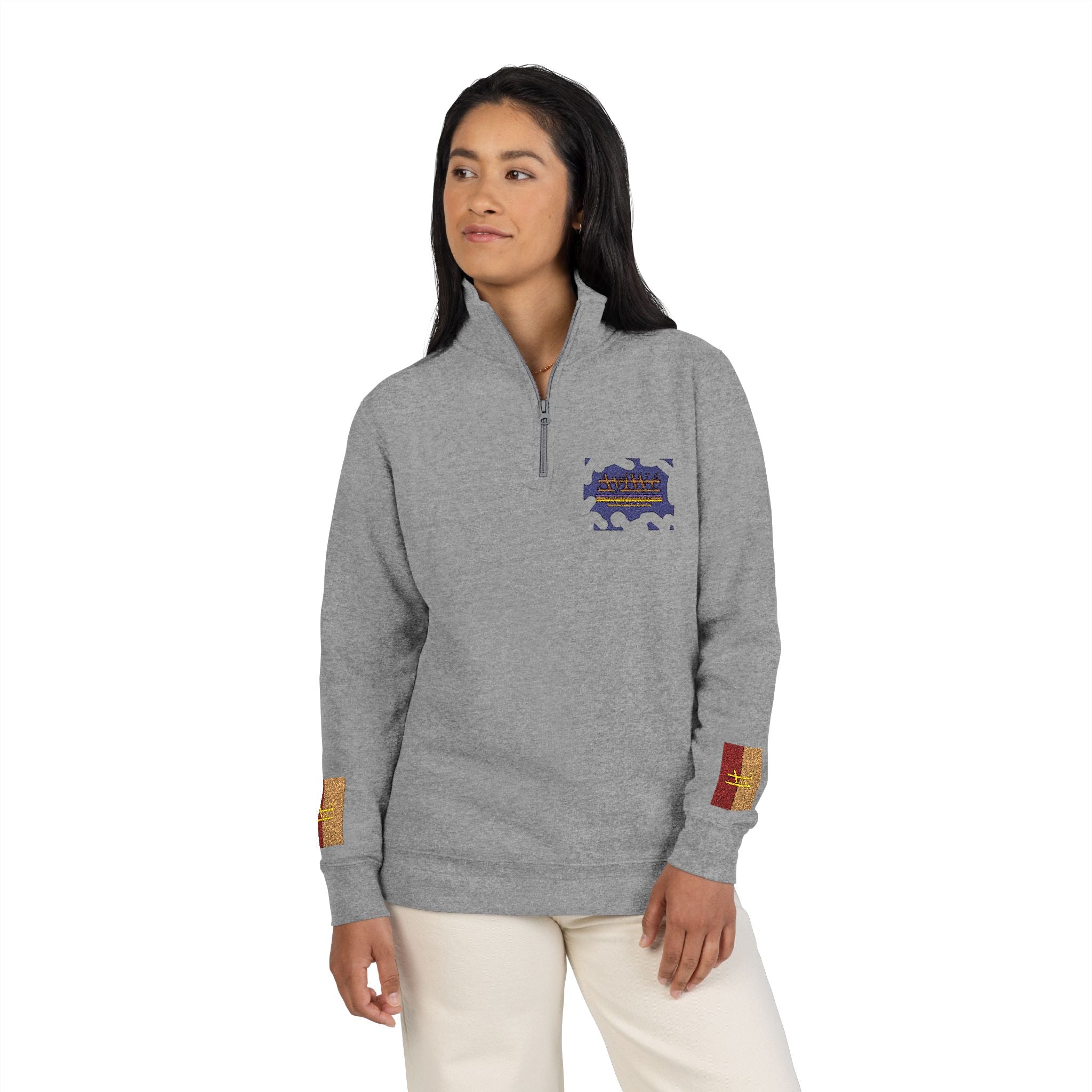 Unisex Fleece Pullover (Embroidery)