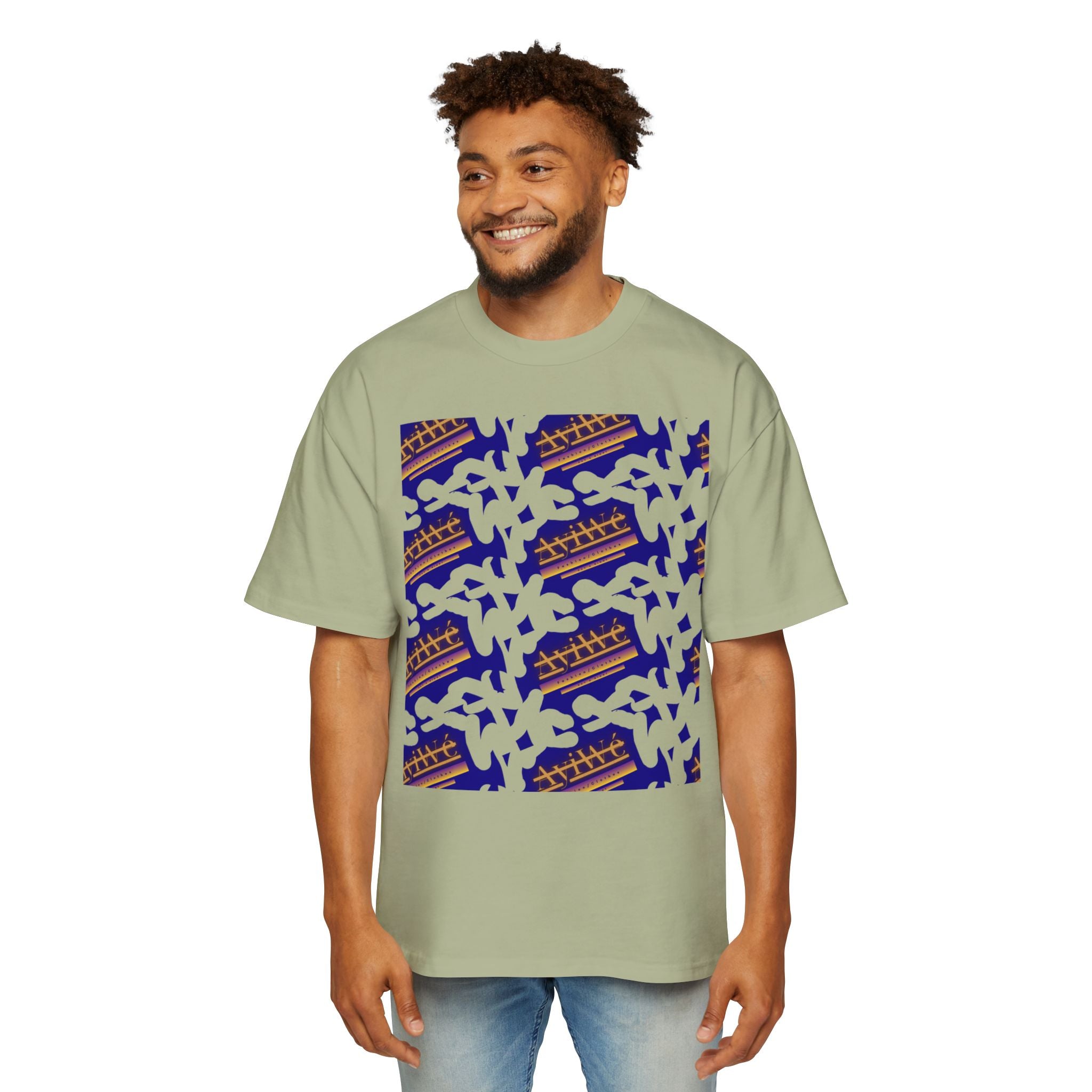 AyiWe06 Men's Heavy Oversized Tee