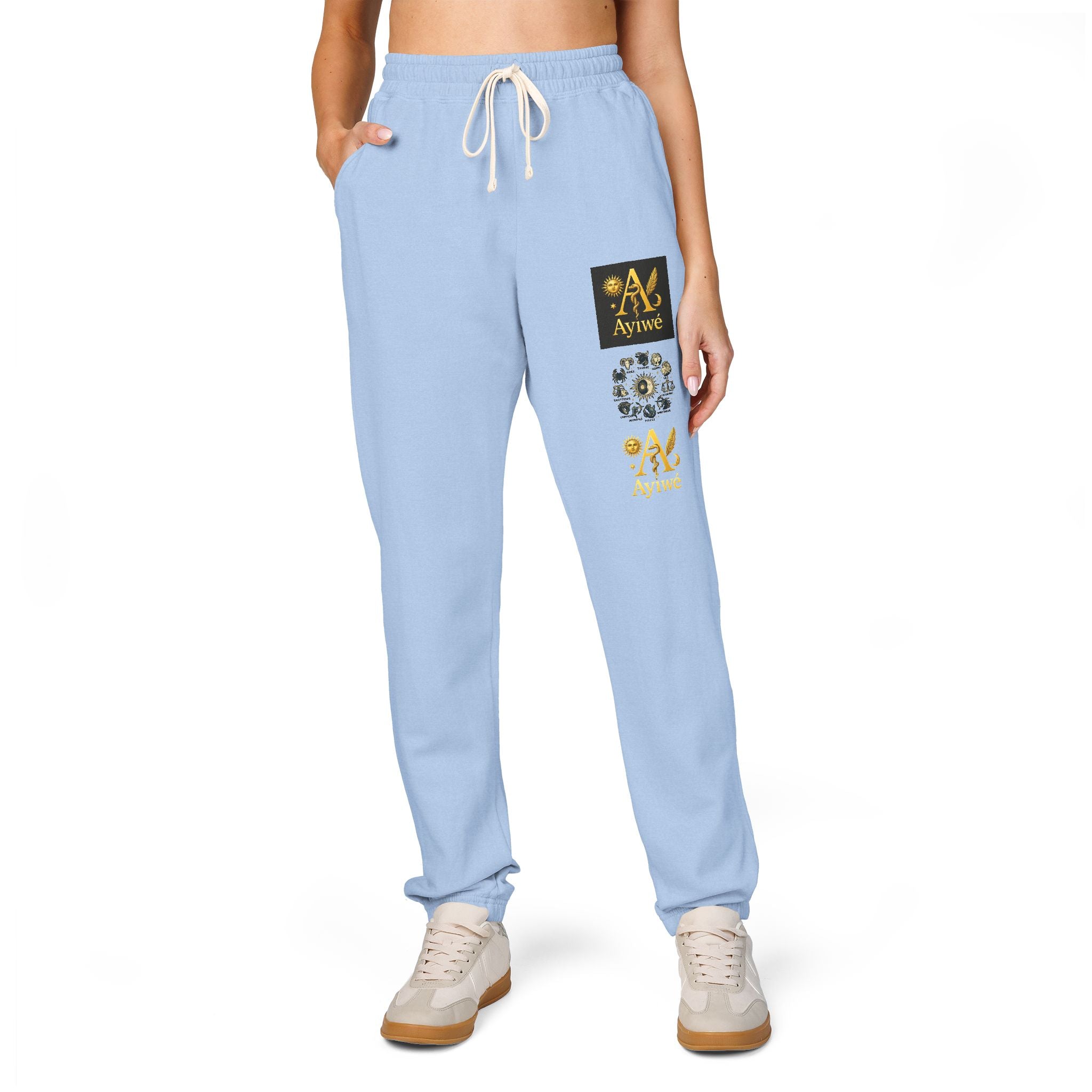 Fresh3-AyiWé Unisex Garment-Dyed Fleece Sweatpants