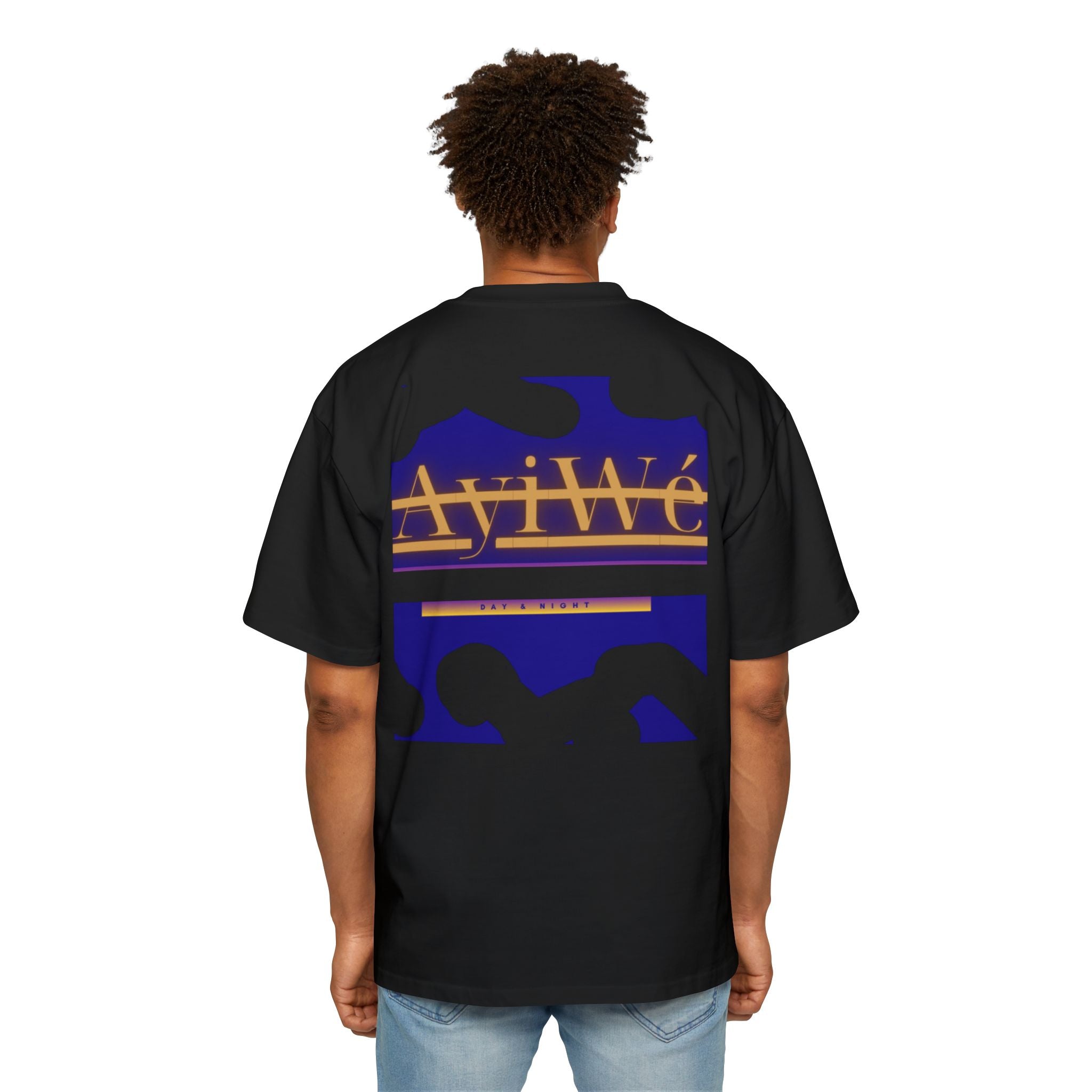 AyiWe06 Men's Heavy Oversized Tee