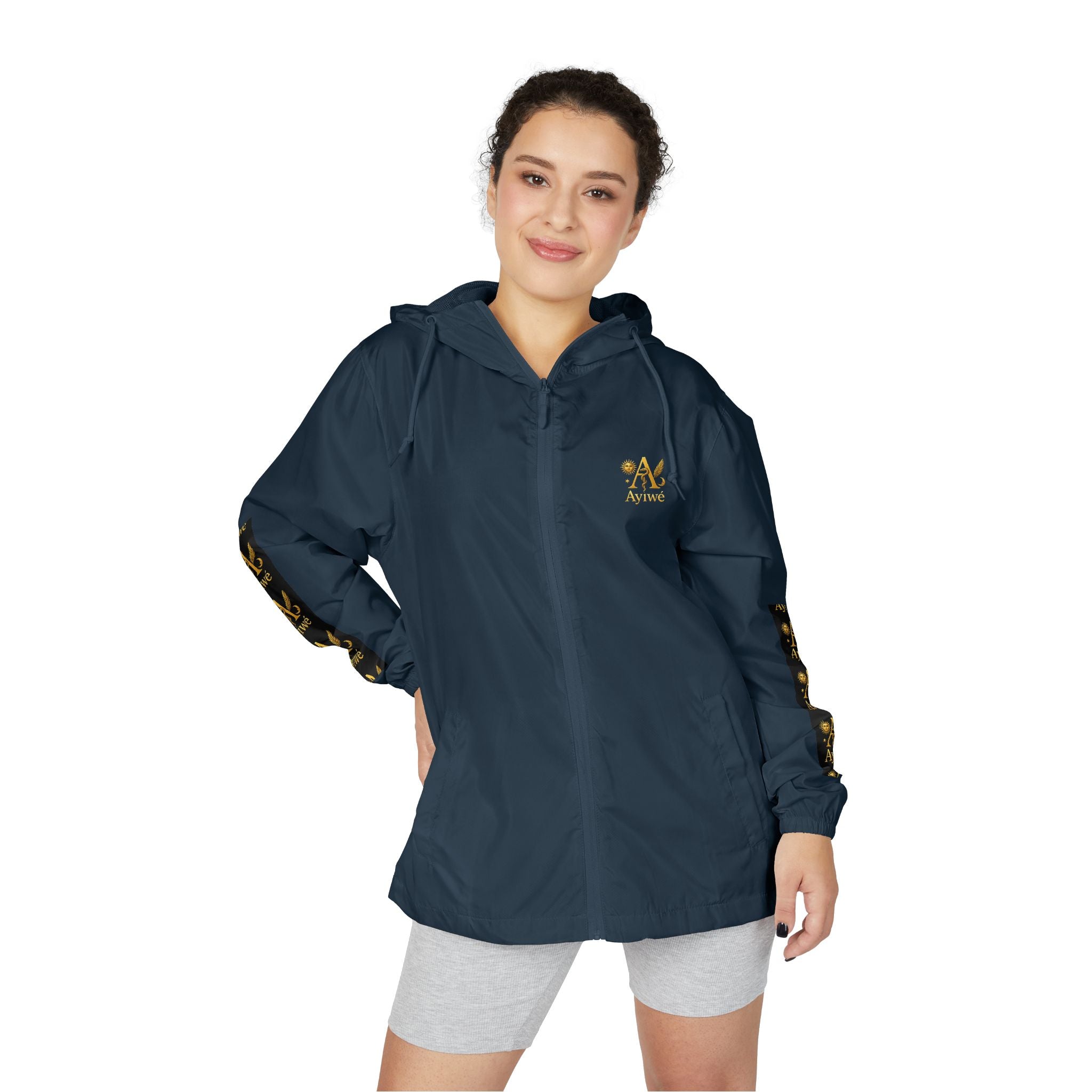 DA1- AyiWé Unisex Full-Zip Windbreaker Jacket