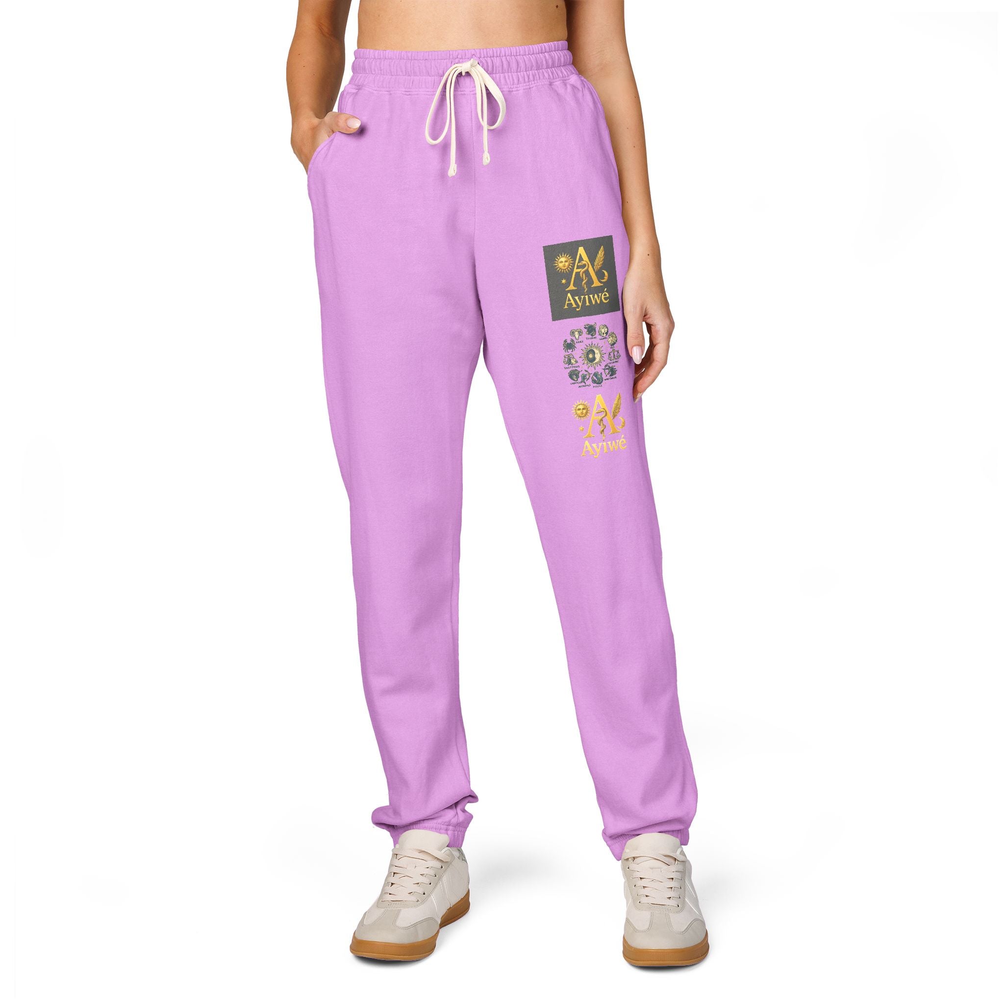 Fresh3-AyiWé Unisex Garment-Dyed Fleece Sweatpants