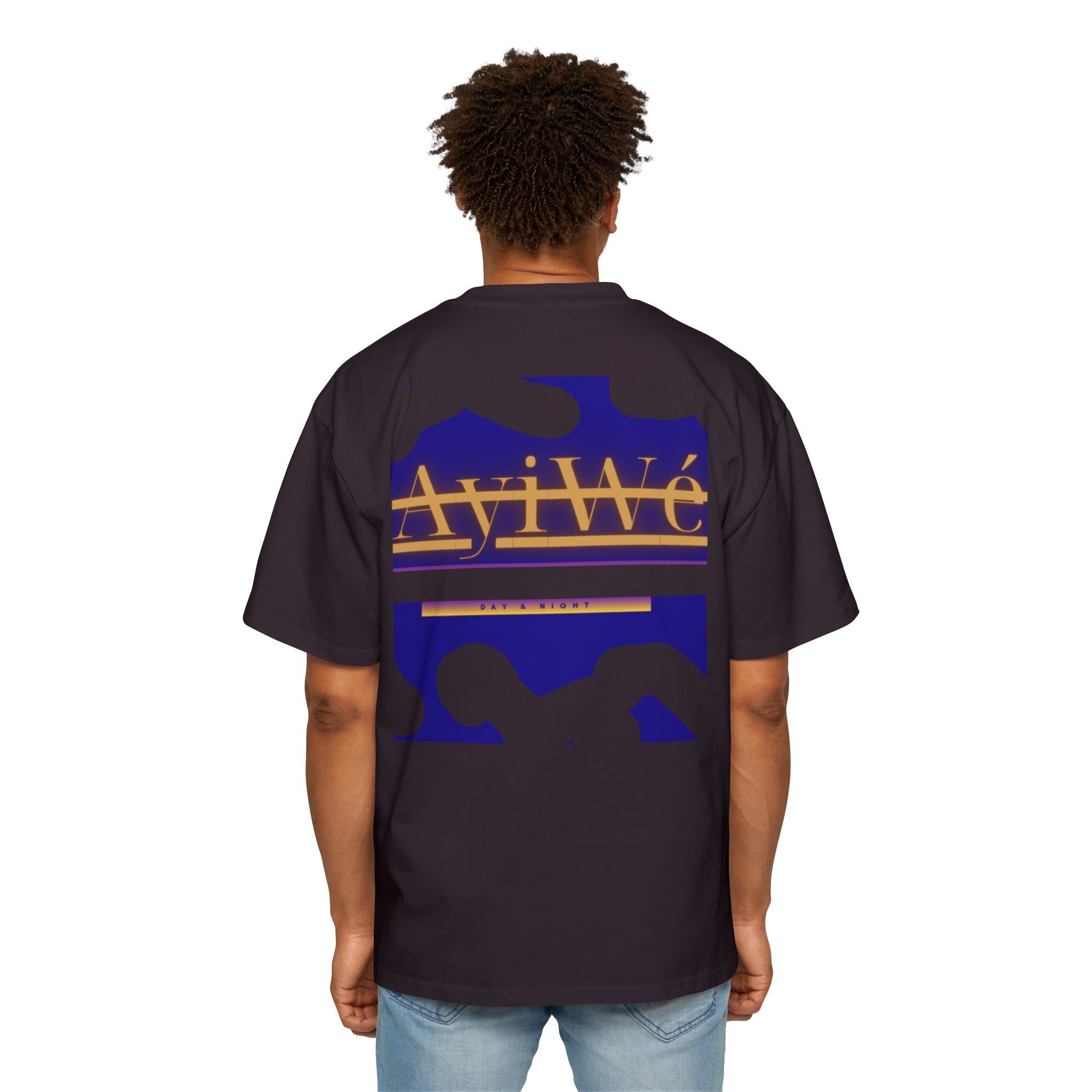 AyiWe06 Men's Heavy Oversized Tee