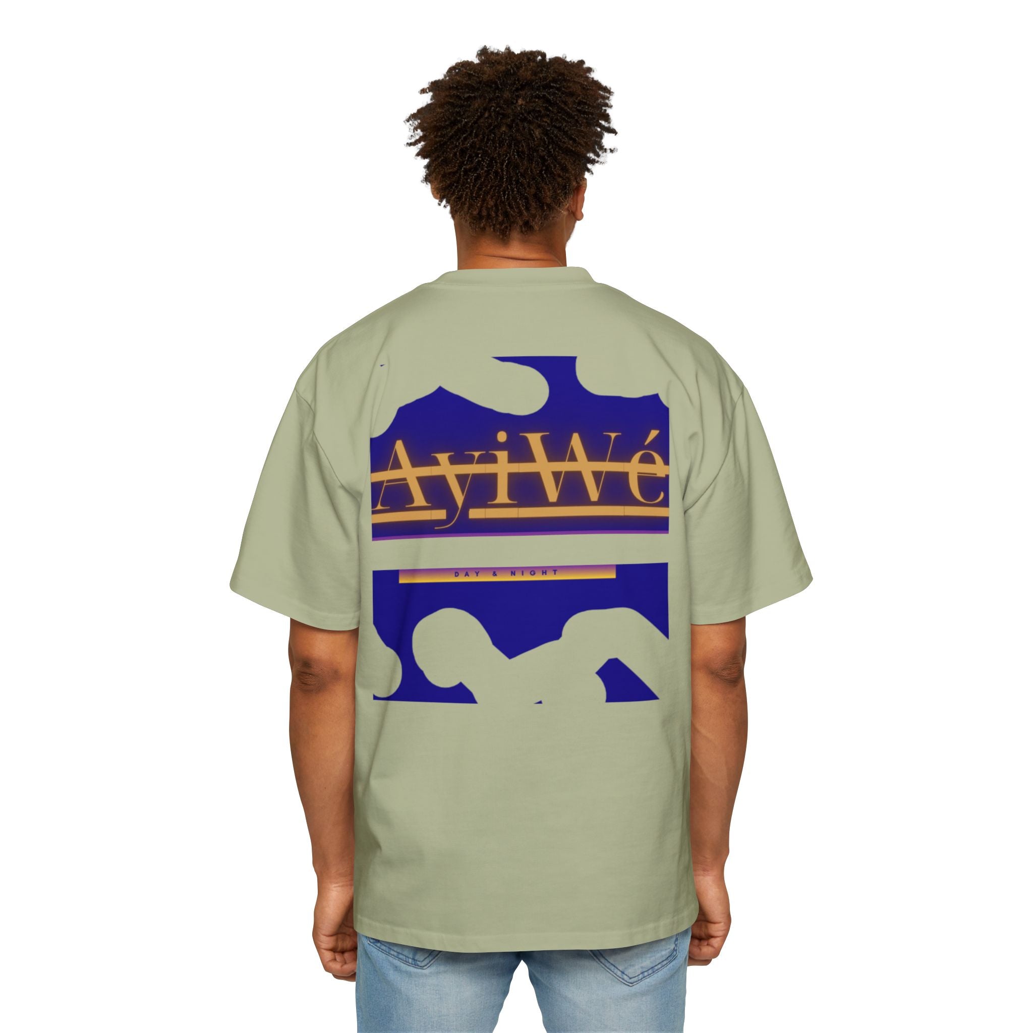 AyiWe06 Men's Heavy Oversized Tee
