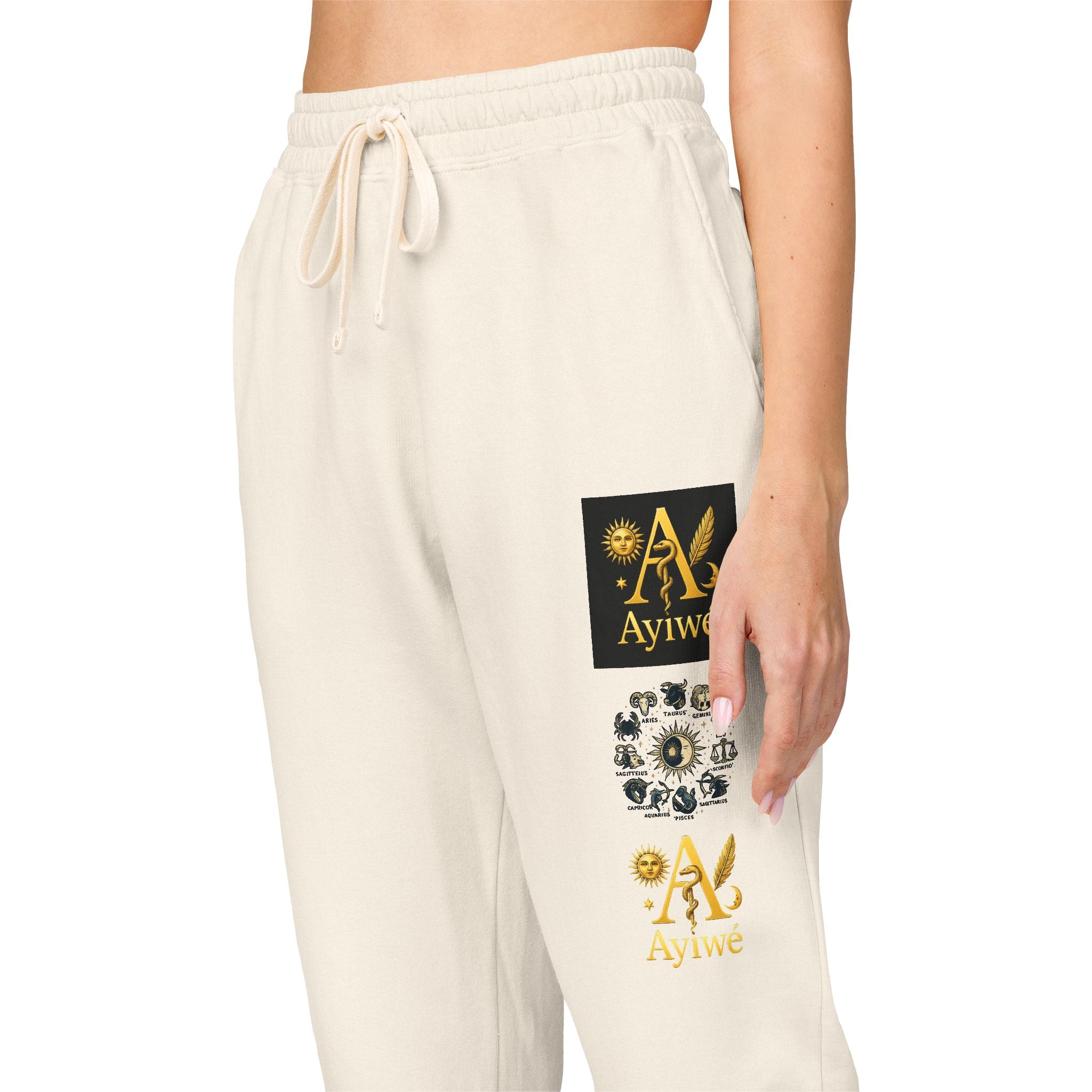 Fresh3-AyiWé Unisex Garment-Dyed Fleece Sweatpants