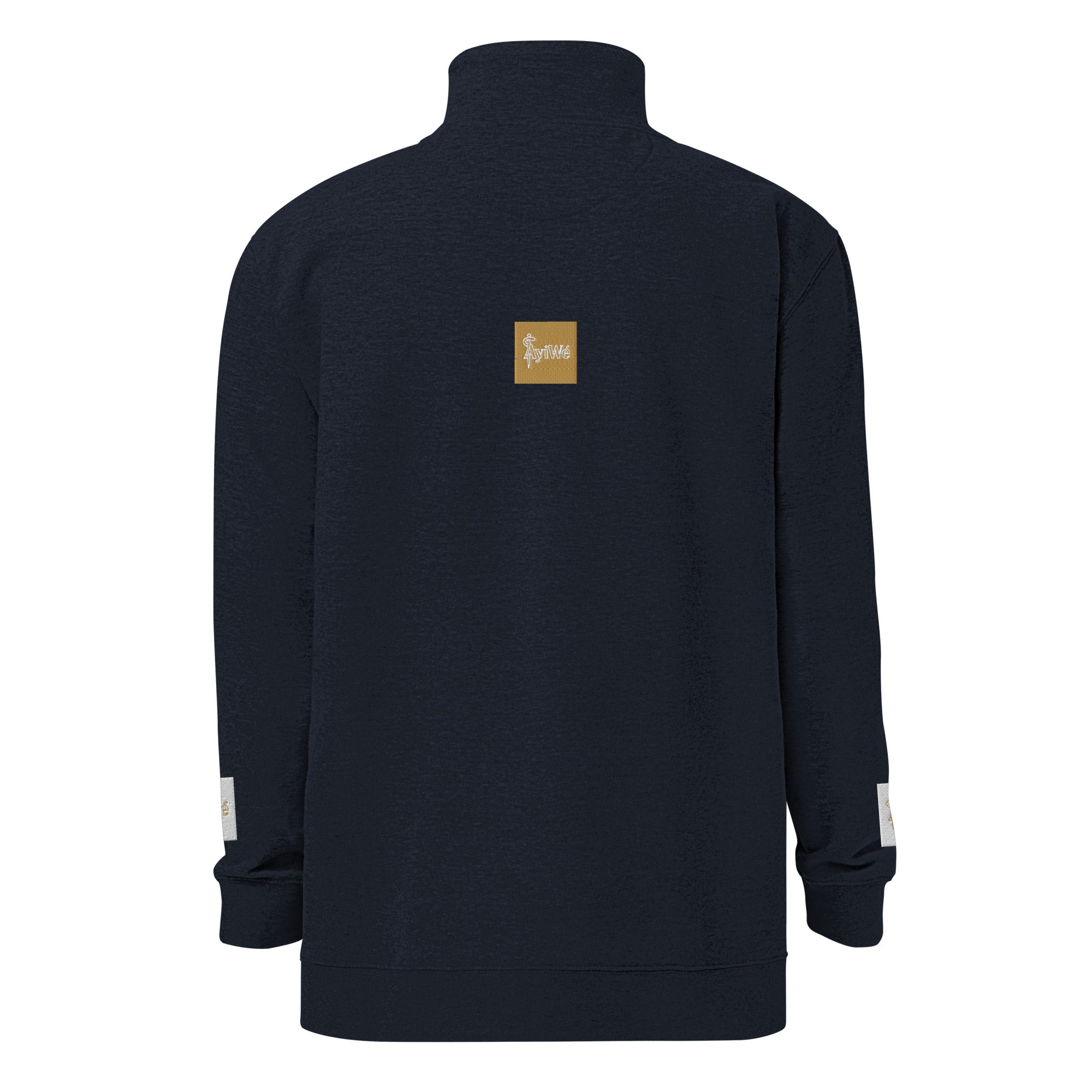 F - Cube1 Unisex fleece pullover, Powered by AyiWé F&S - AyiWé Fashion & Style